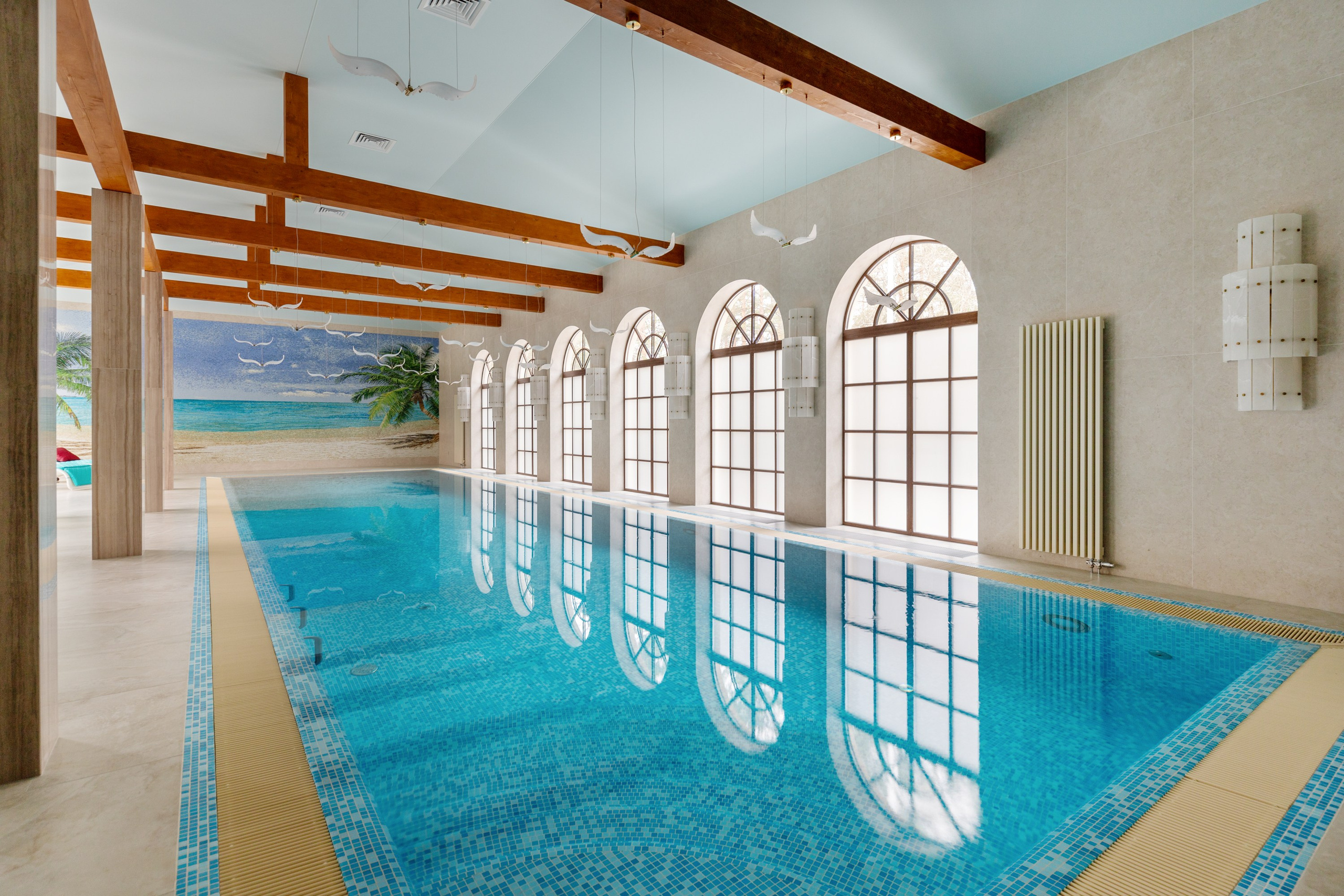 Интерьерная съемка бассейна. Интерьерный фотограф в Санкт-Петербурге Екатерина Цыбулько