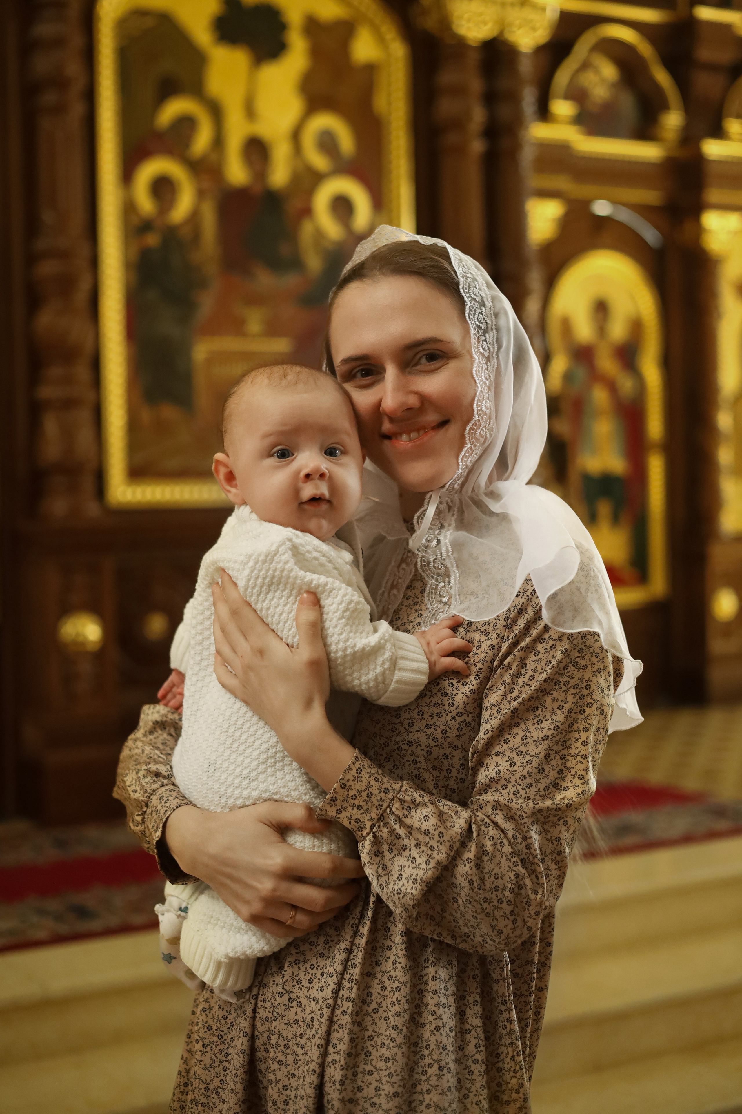 Таинство крещения. Фотограф новорожденных Саратов