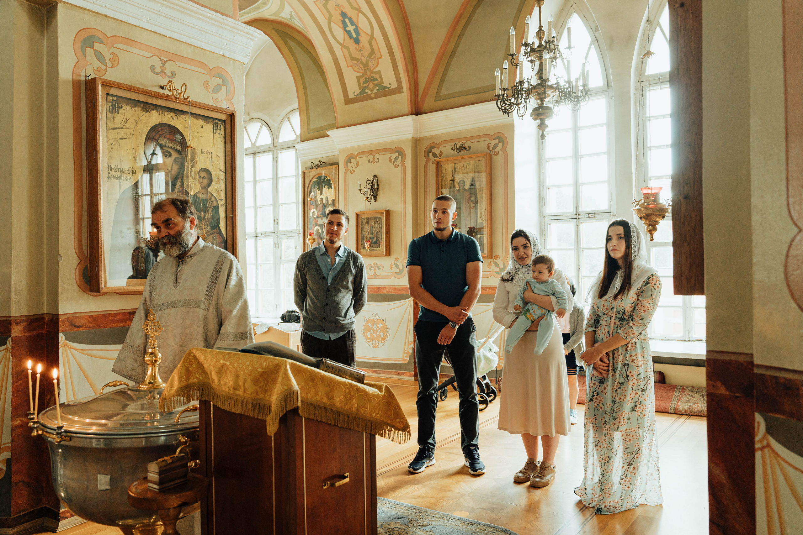 Крещение Никиты. Фотограф Елизавета Савина