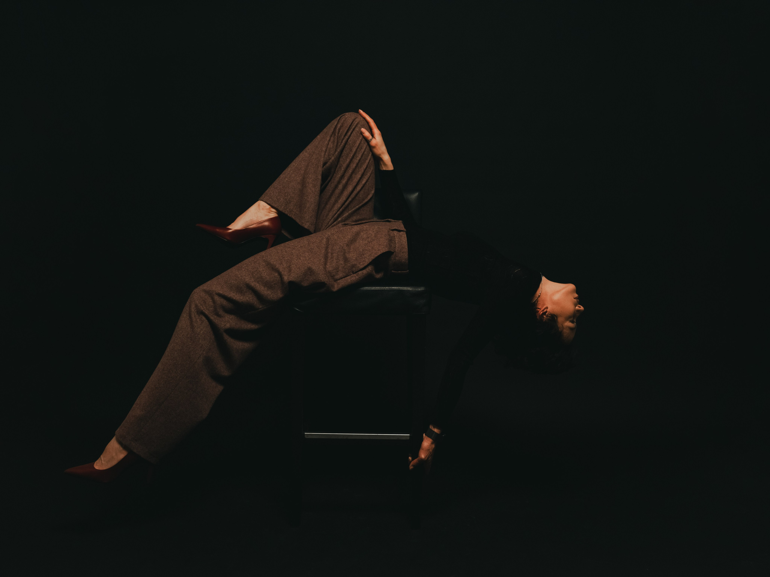 Женская студийная фотосессия