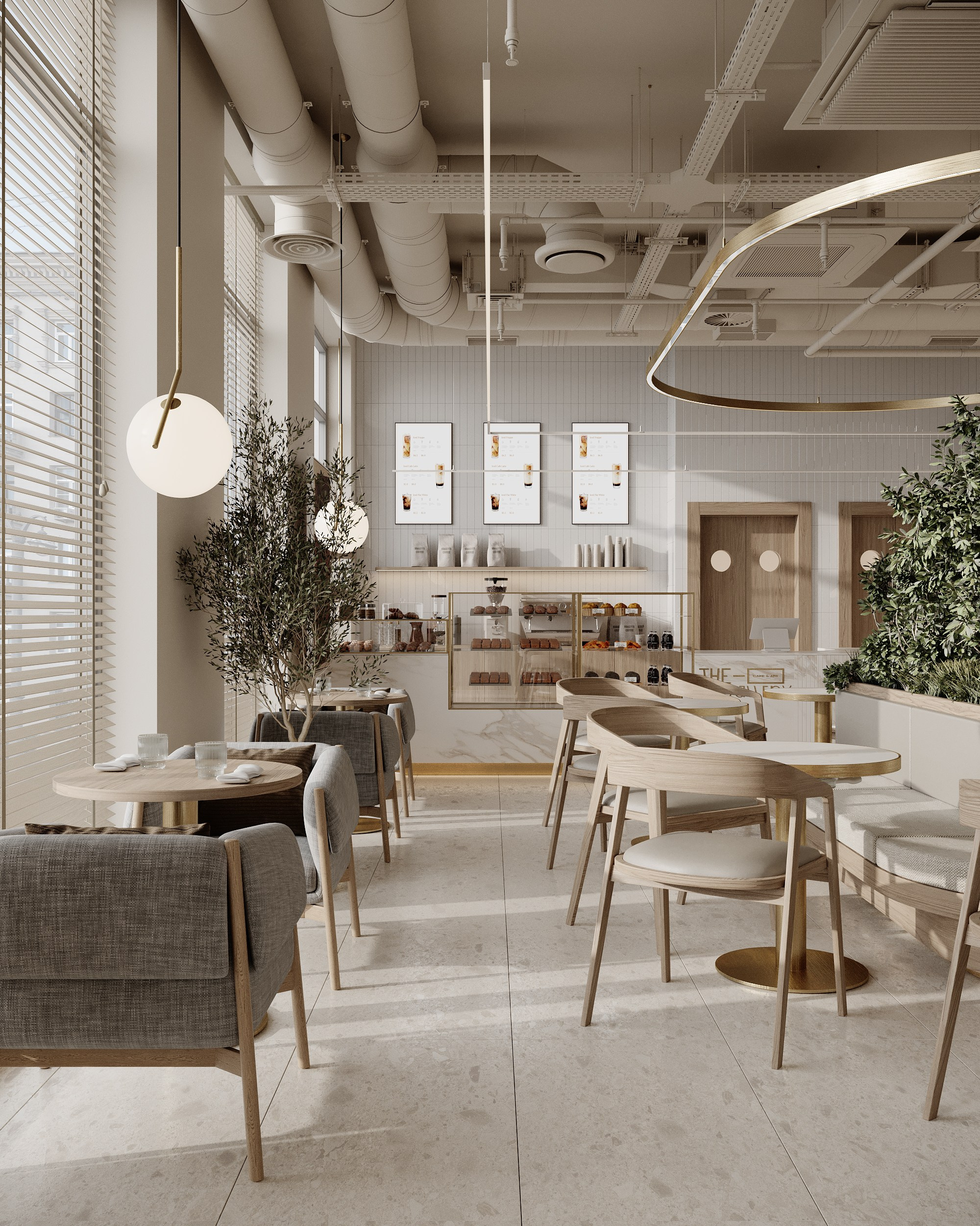 Интерьер кафе в современном стиле. Дизайн интерьера Санкт-Петербург | Москва | Калининград