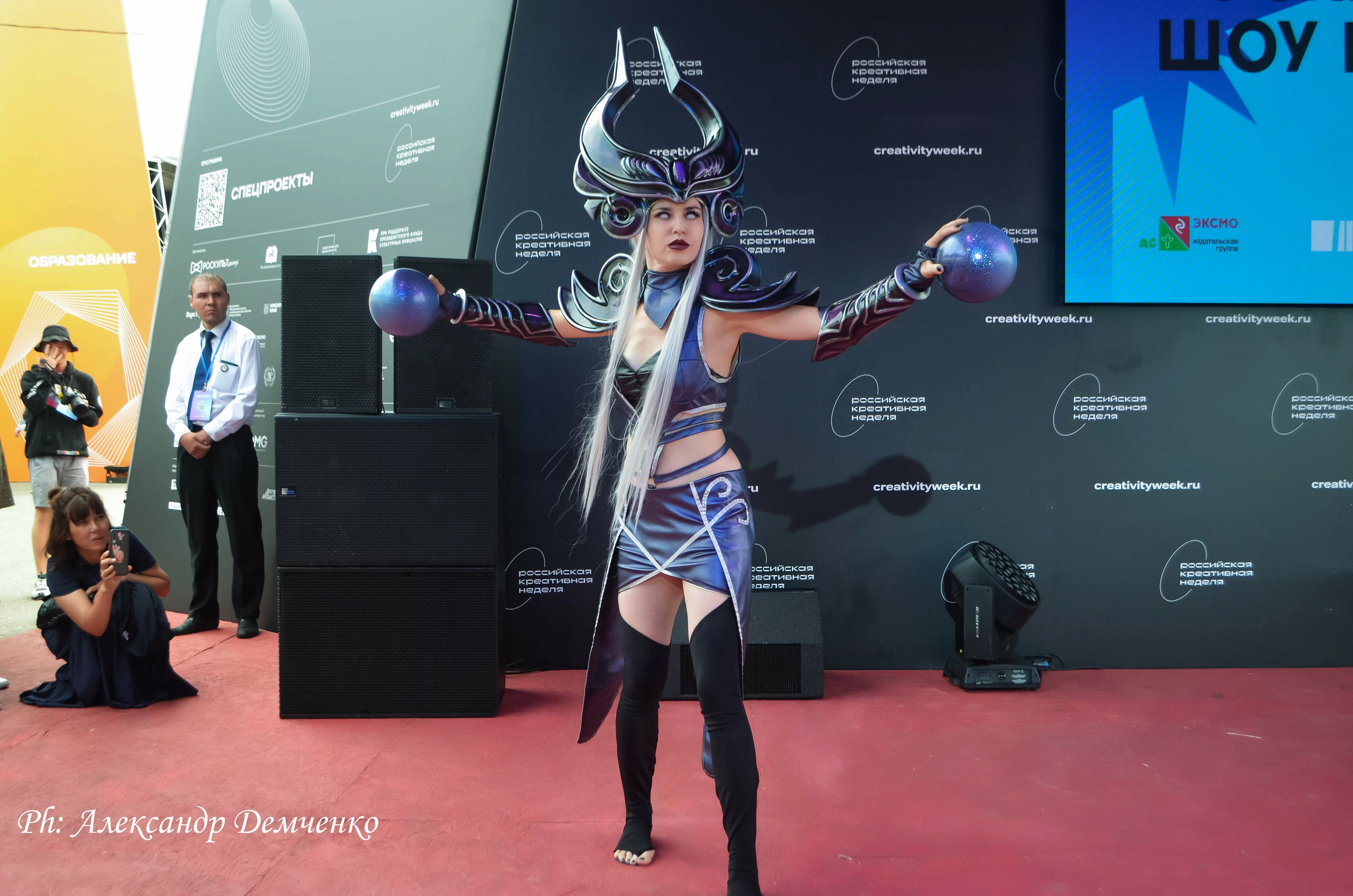 Фотосессия сцены в Москве на разных репортажных мероприятий