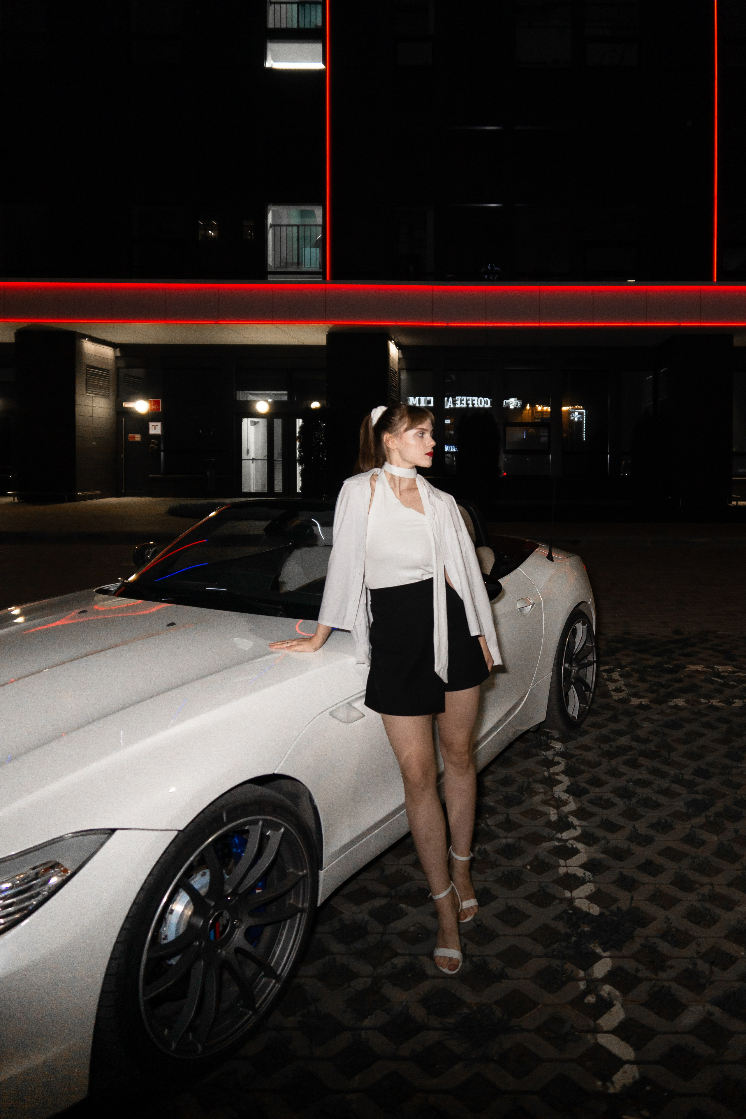 Съёмка с кабриолетом. Женский фотограф Омск, Екатерина Петрова