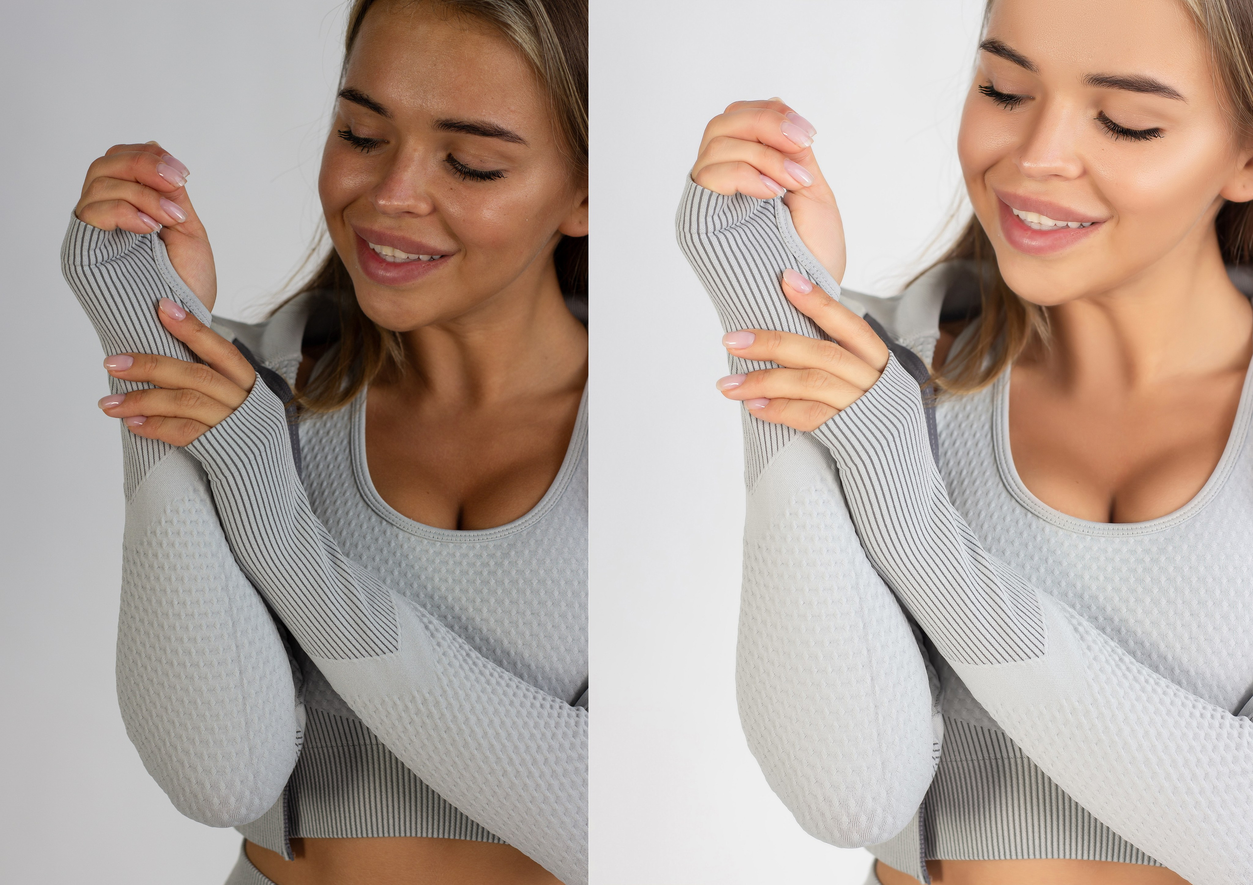 Для рекламы спортивной одежды и питания