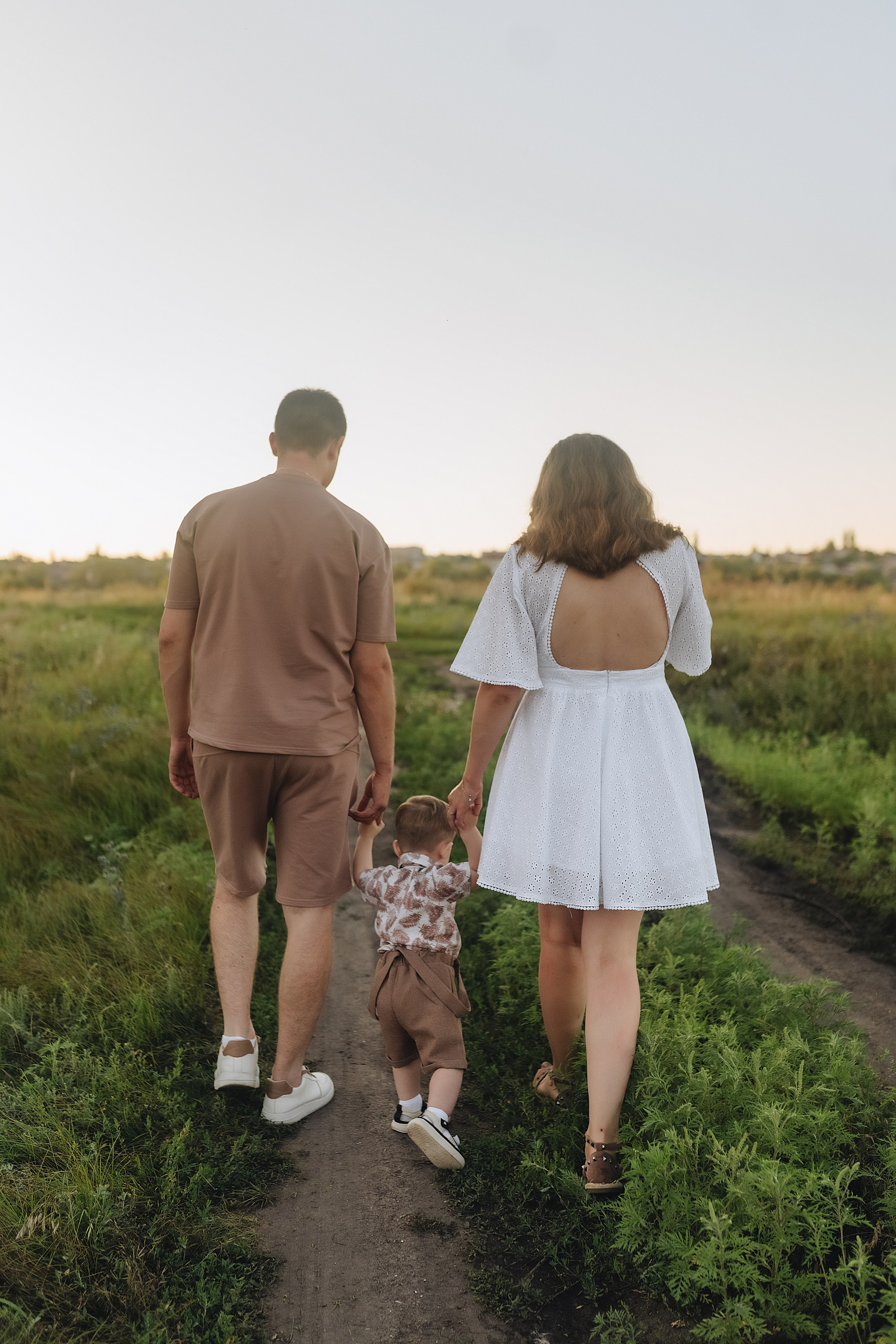 Светлана, Сергей и Женя | Семейная съемка на закате. Фотограф Карина Шмулёва. Воронеж и область