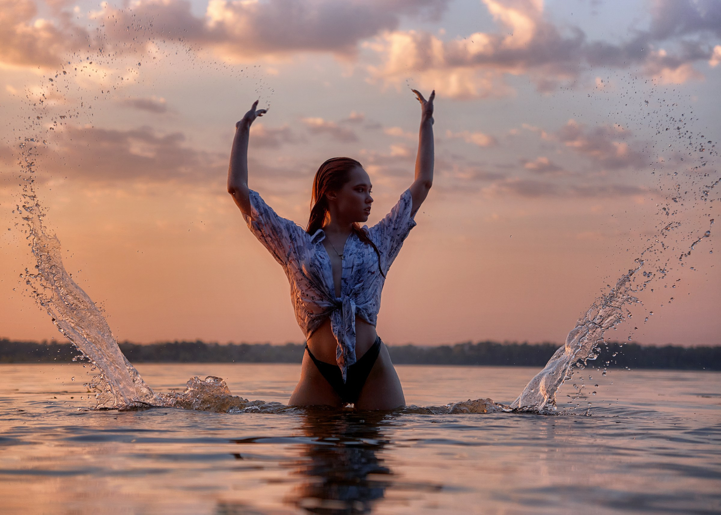 Ксения на Волге. Фотограф в Санкт-Петербурге Цуркан Алёна