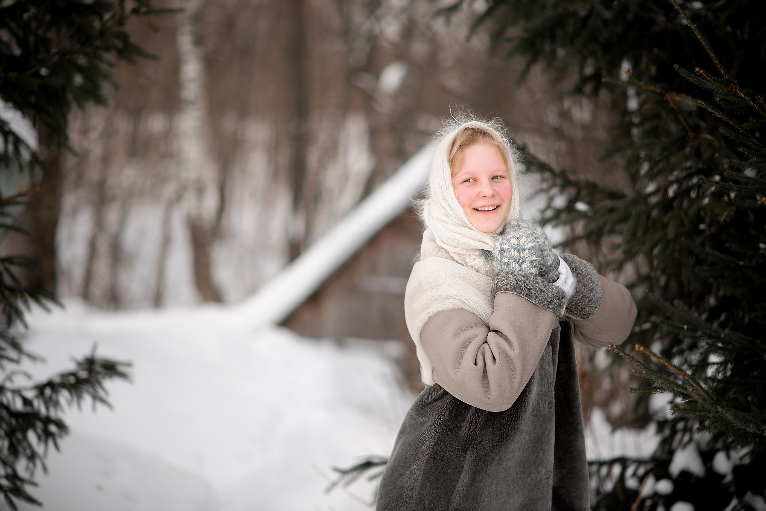 Тематическая семейная фотосессия в деревне. Семейный и детский фотограф в Туле Светлана Воронкова