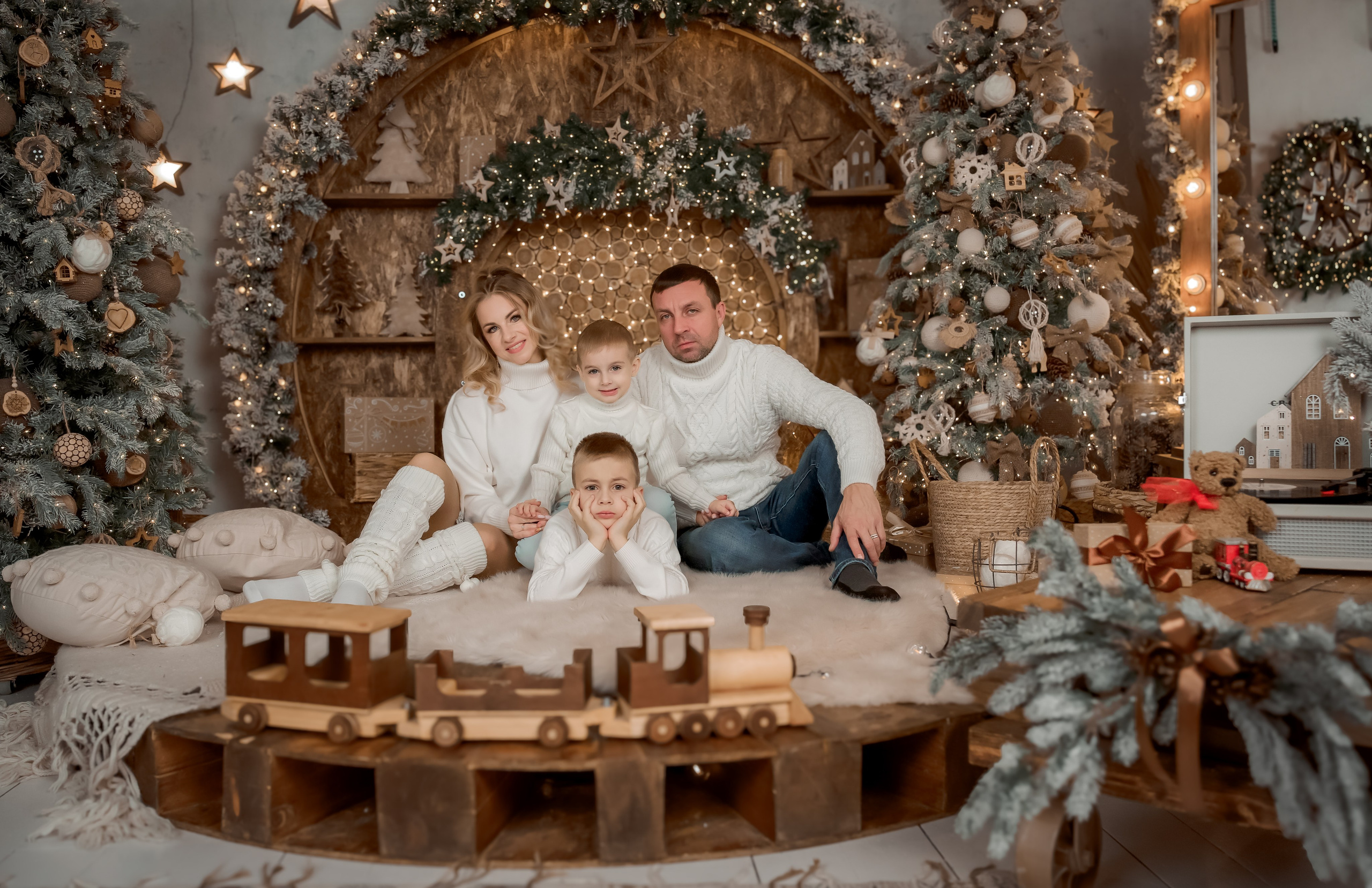 Новогодняя семейная фотосессия. Марина Суздаль семейный и детский фотограф в Москве и Подмосковье