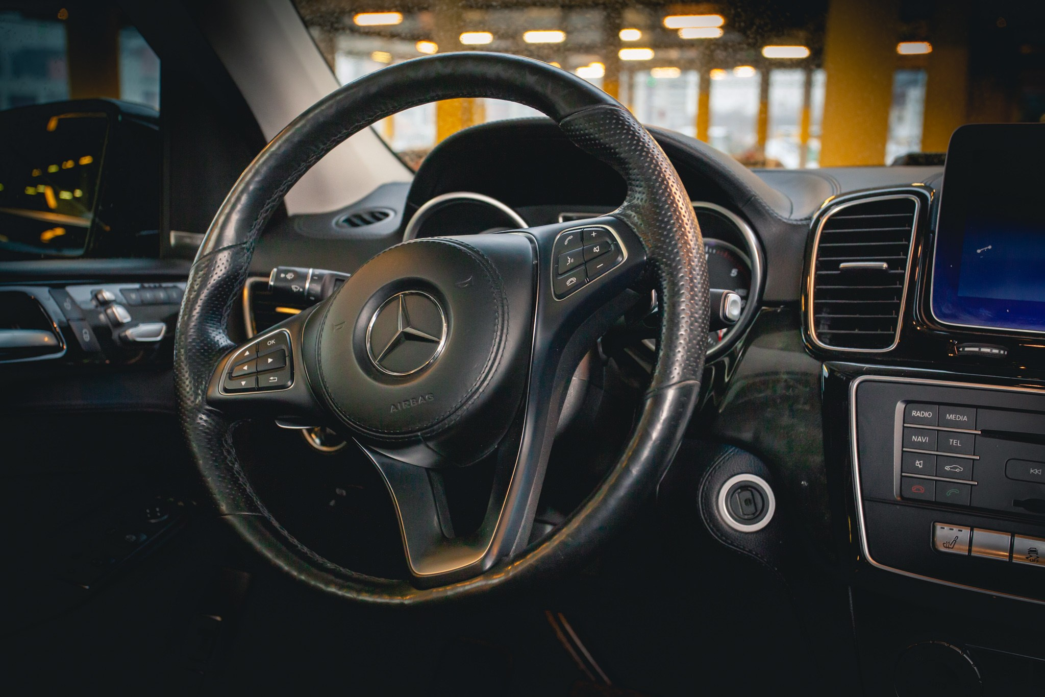 Детали интерьера Mercedes-Benz