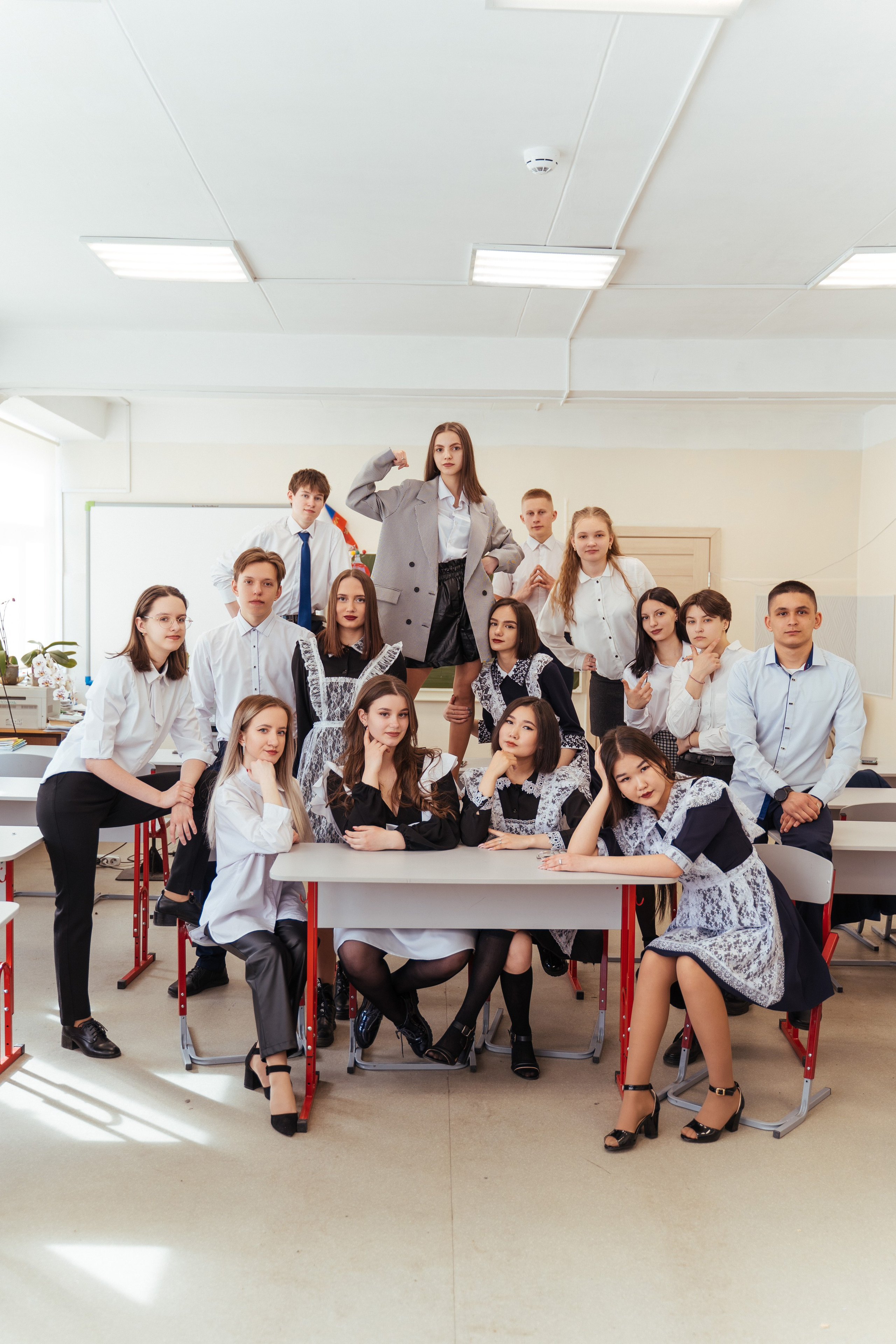 Школьные. Фотограф Булат Ванданов