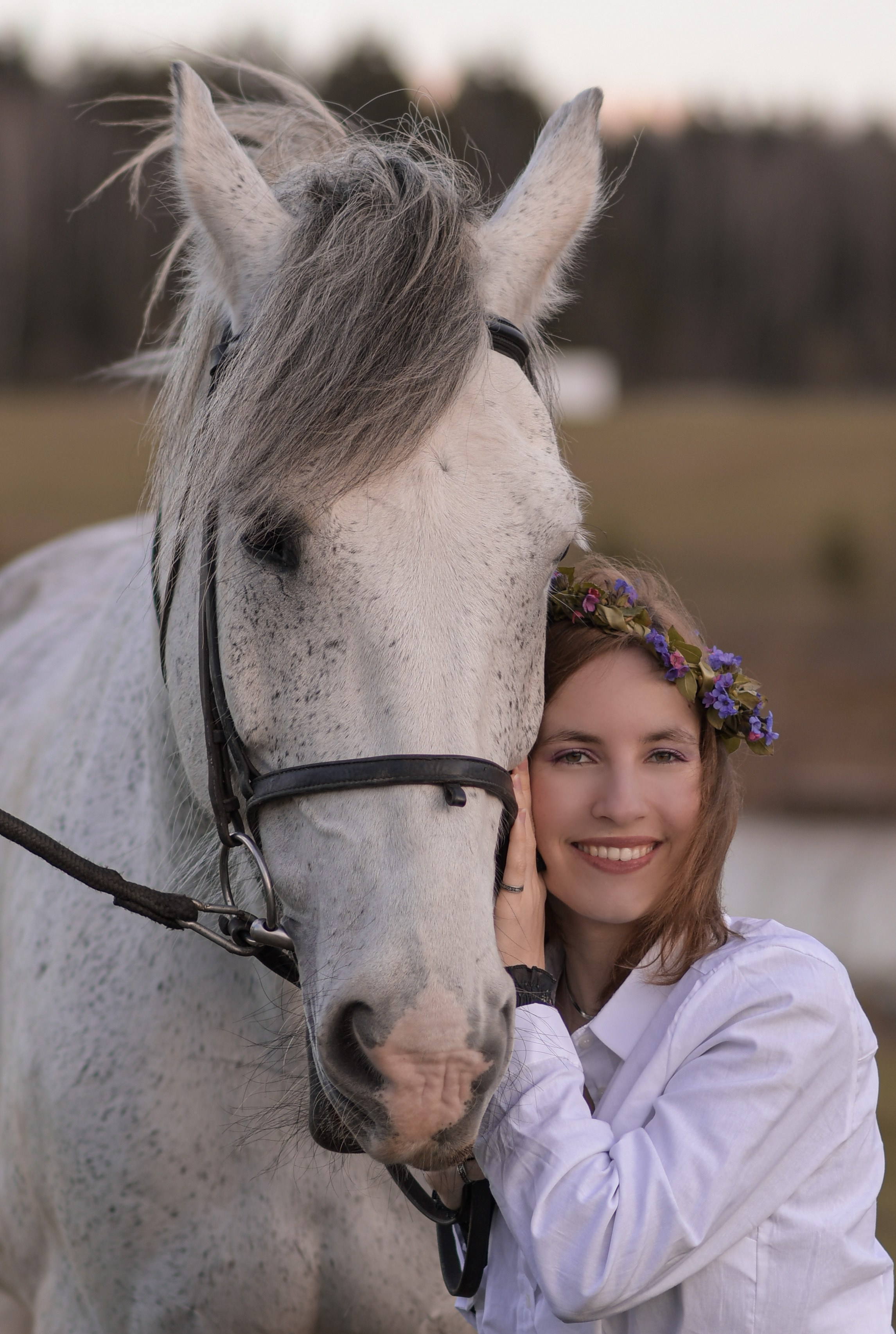 Портретная фотосессия с лошадьми. В созвучии с природой. Фотограф Светлана В. Пронина, Москва