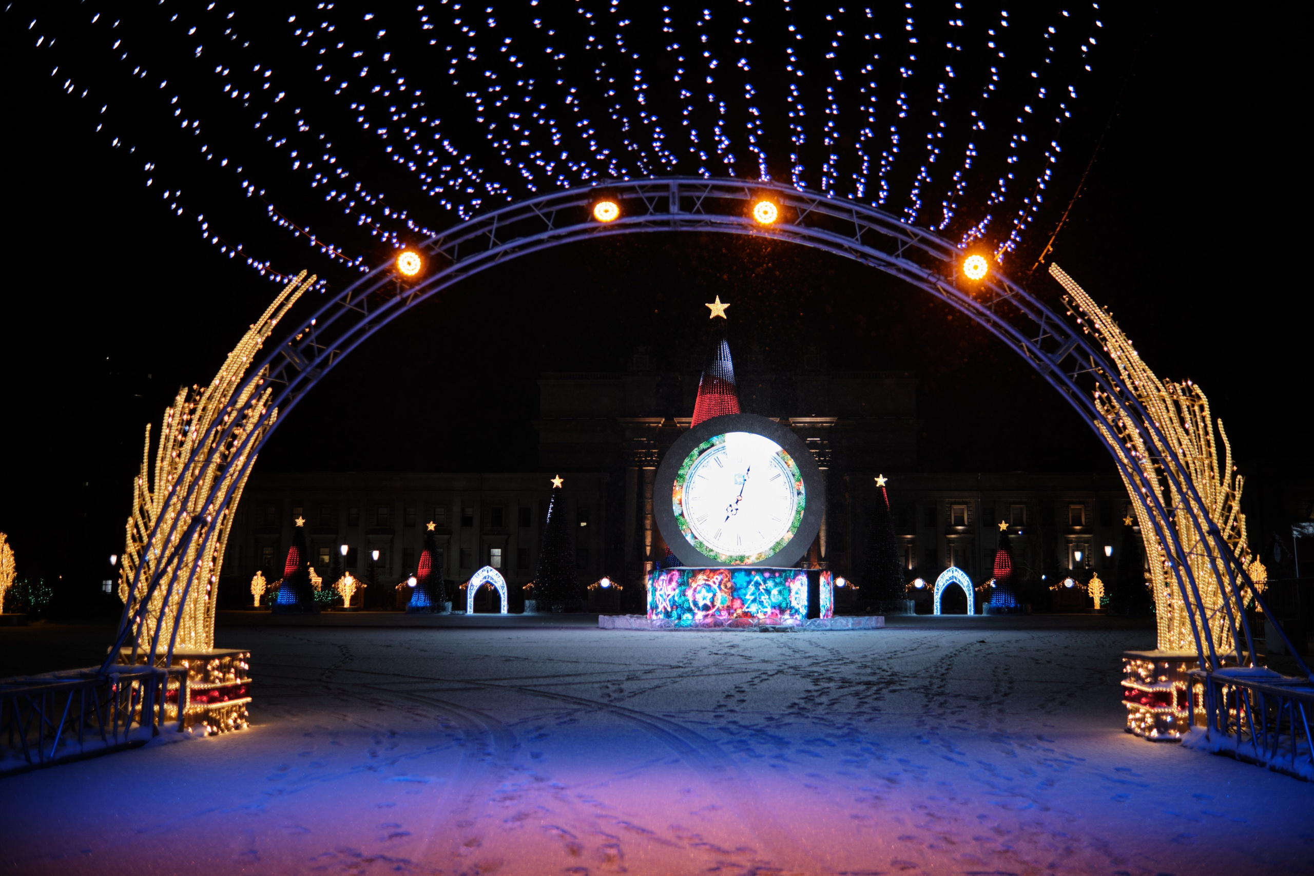 Новогодние виды Самары