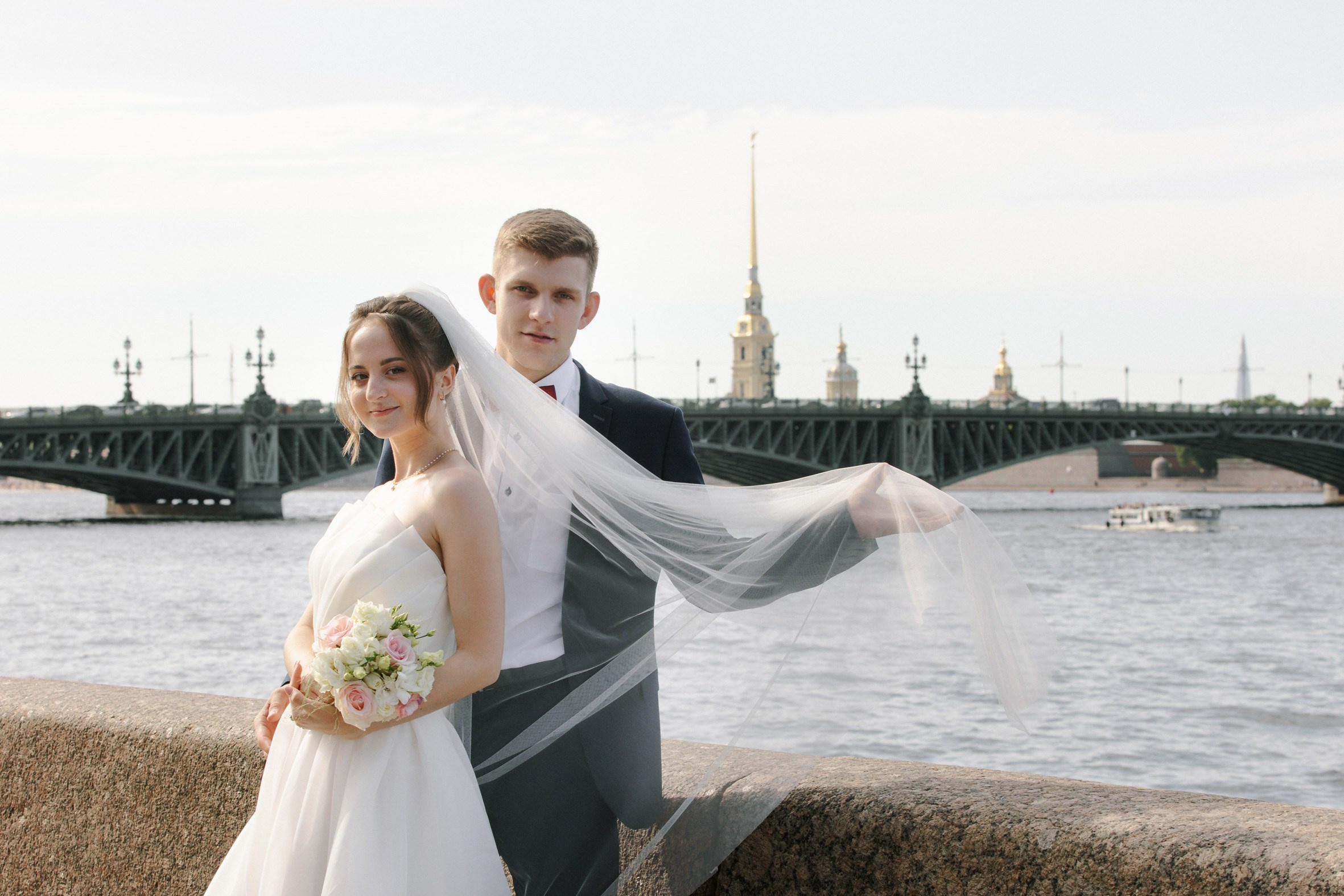 Свадебная фотосессия в Пушкине. Свадебный фотограф СПБ