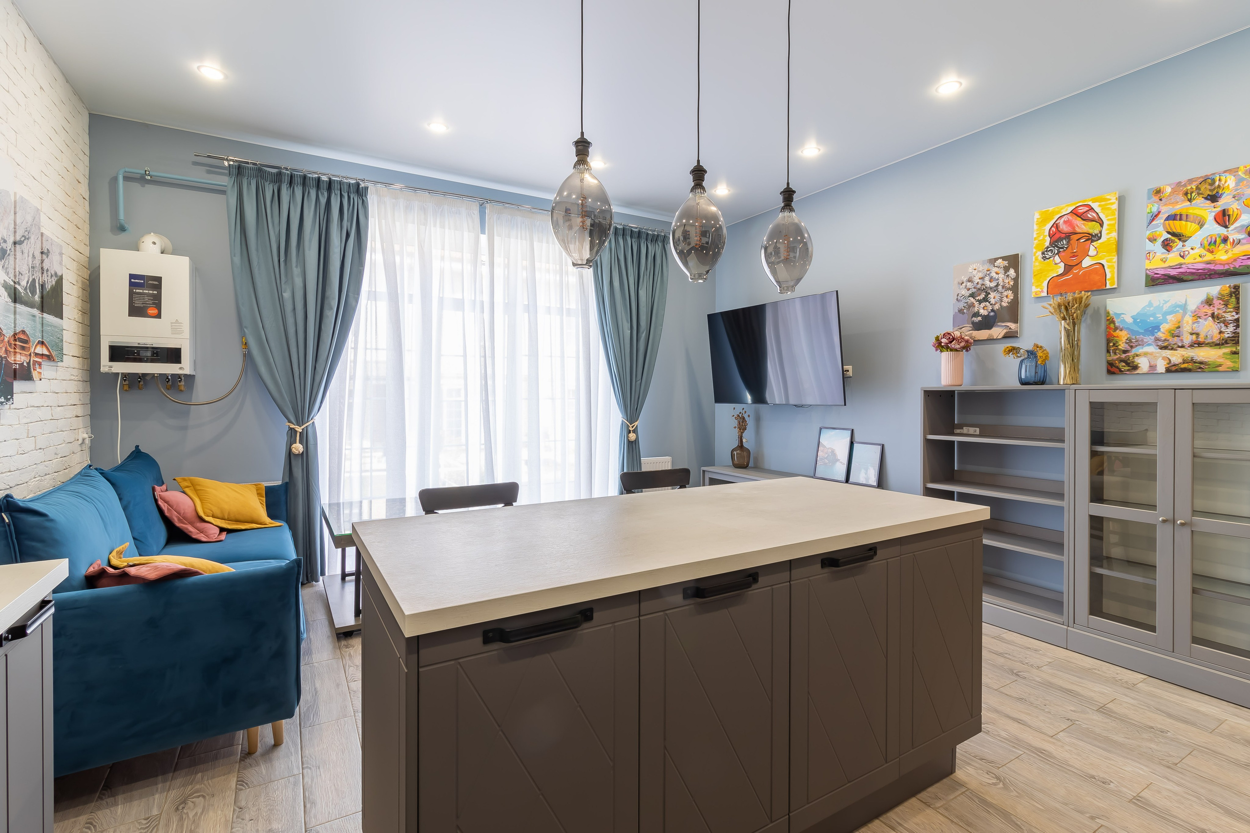 Пентхаус в ЖК «Академия парк». Интерьерный фотограф в Москве Сергей Чекмезов