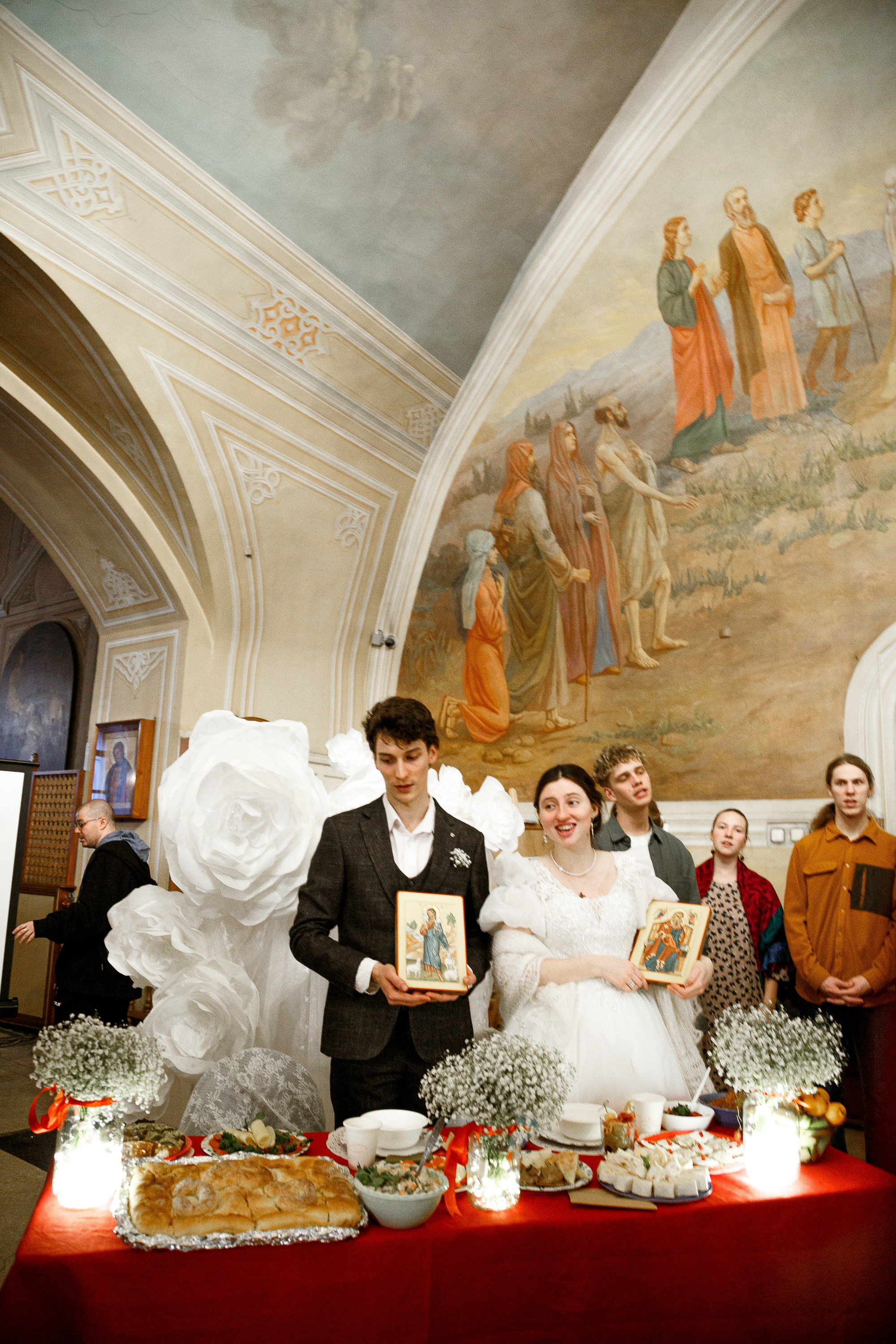 Венчание в храме Космы и Дамиана в Шубине