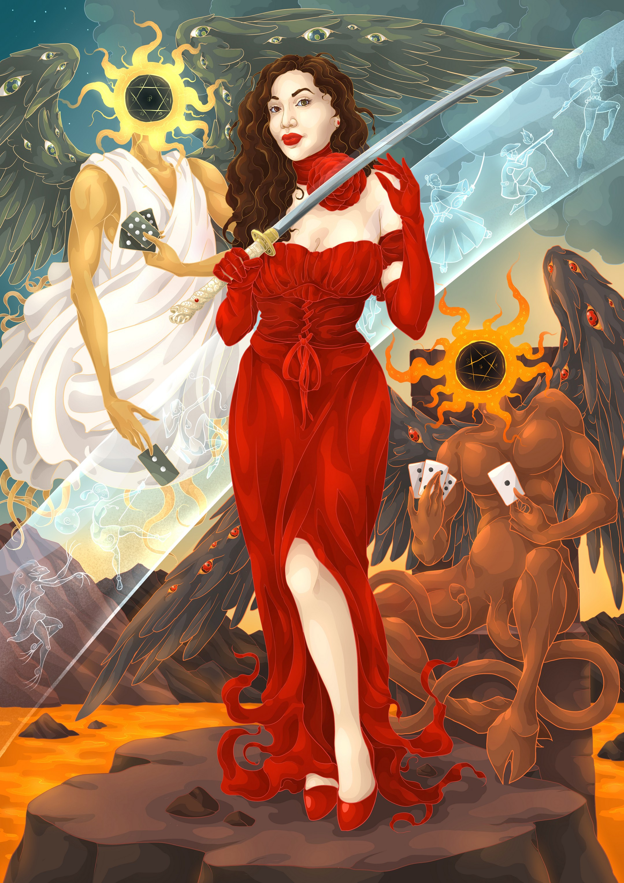 Театр одной женщины. Художник-иллюстратор в Астане, Казахстан алексей Чесноков