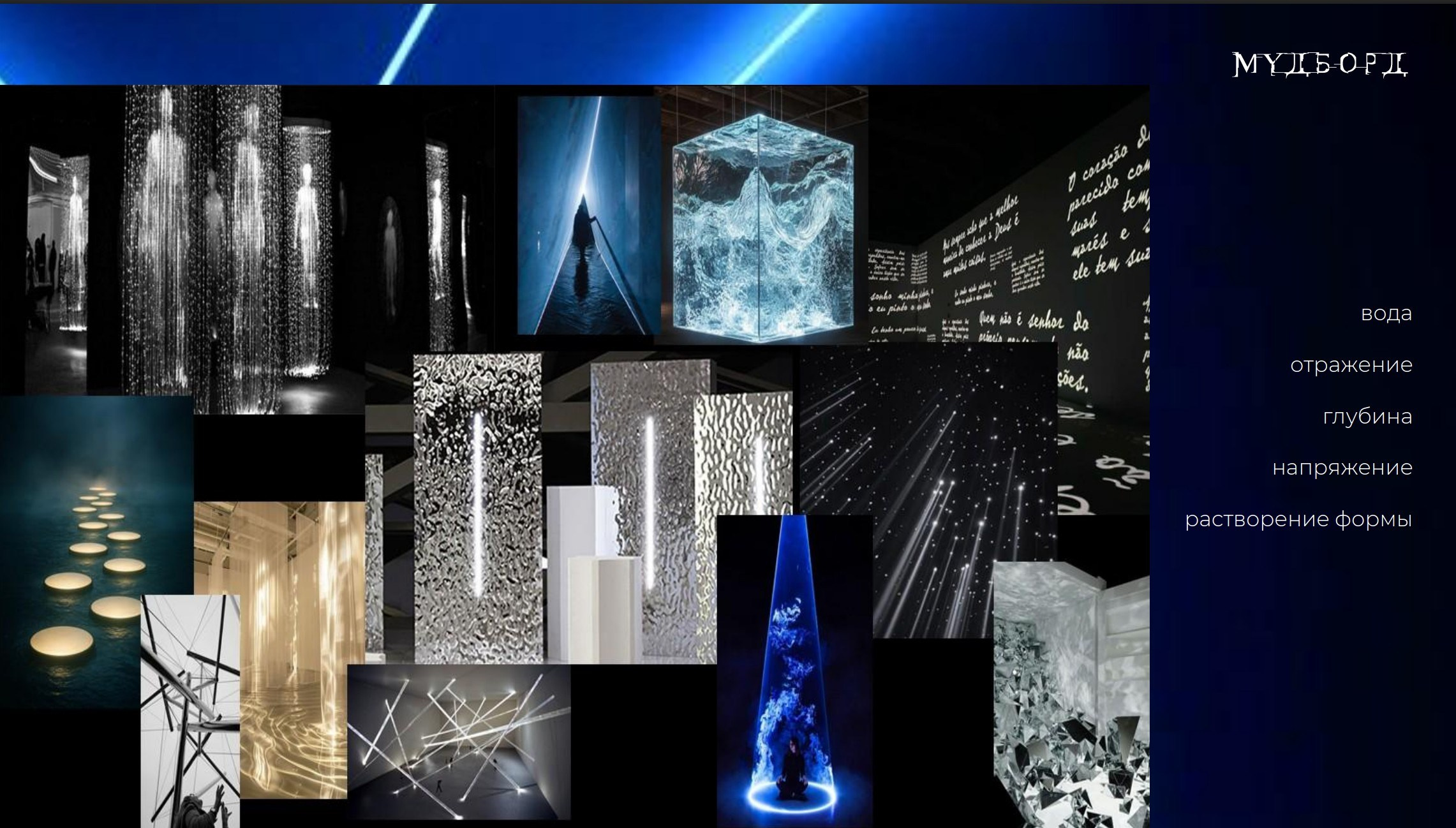 Концепция декора для премьеры спектакля. Главная