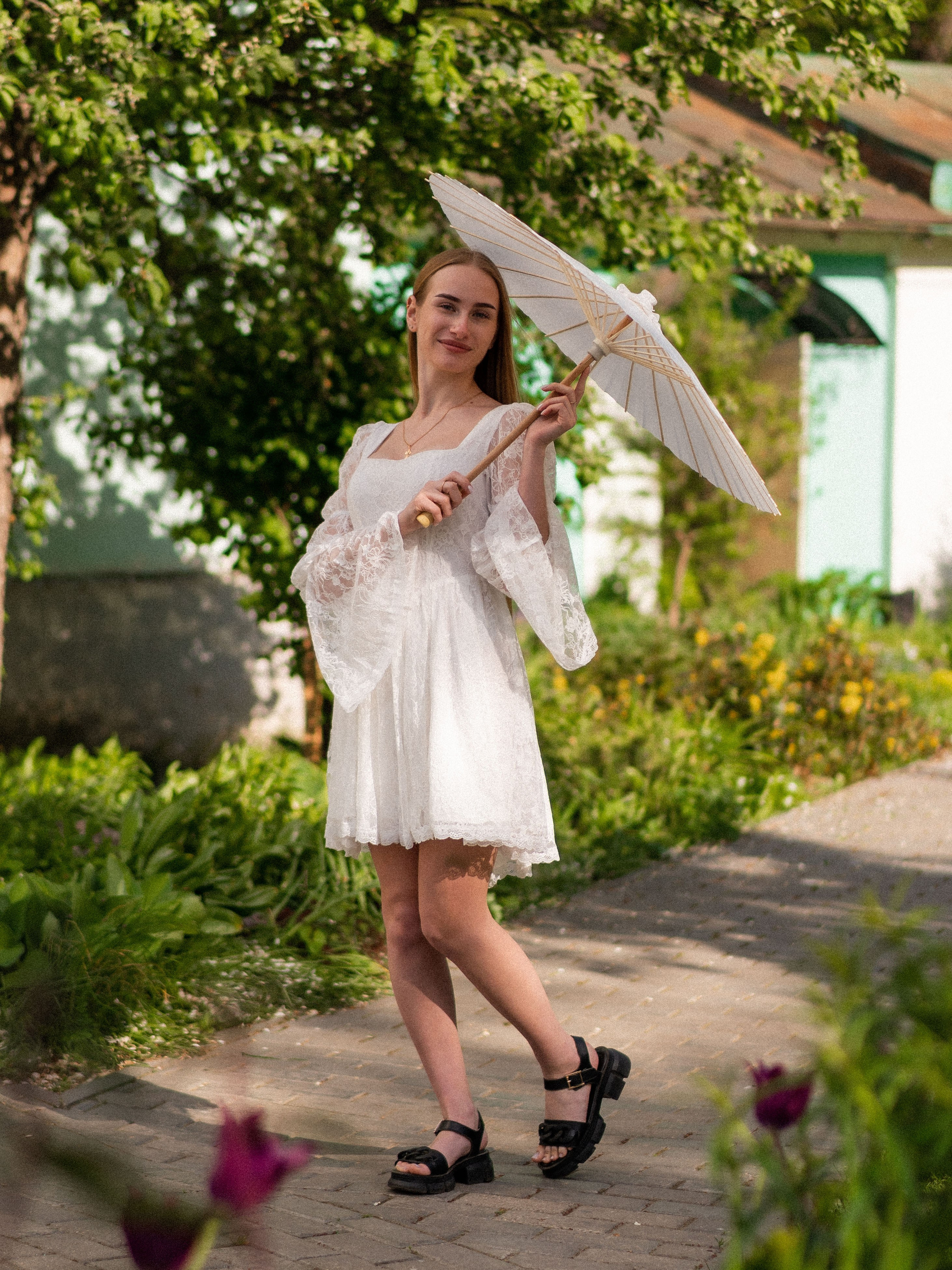 Ксения — фотосессия в весеннем стиле. Фотограф Москва