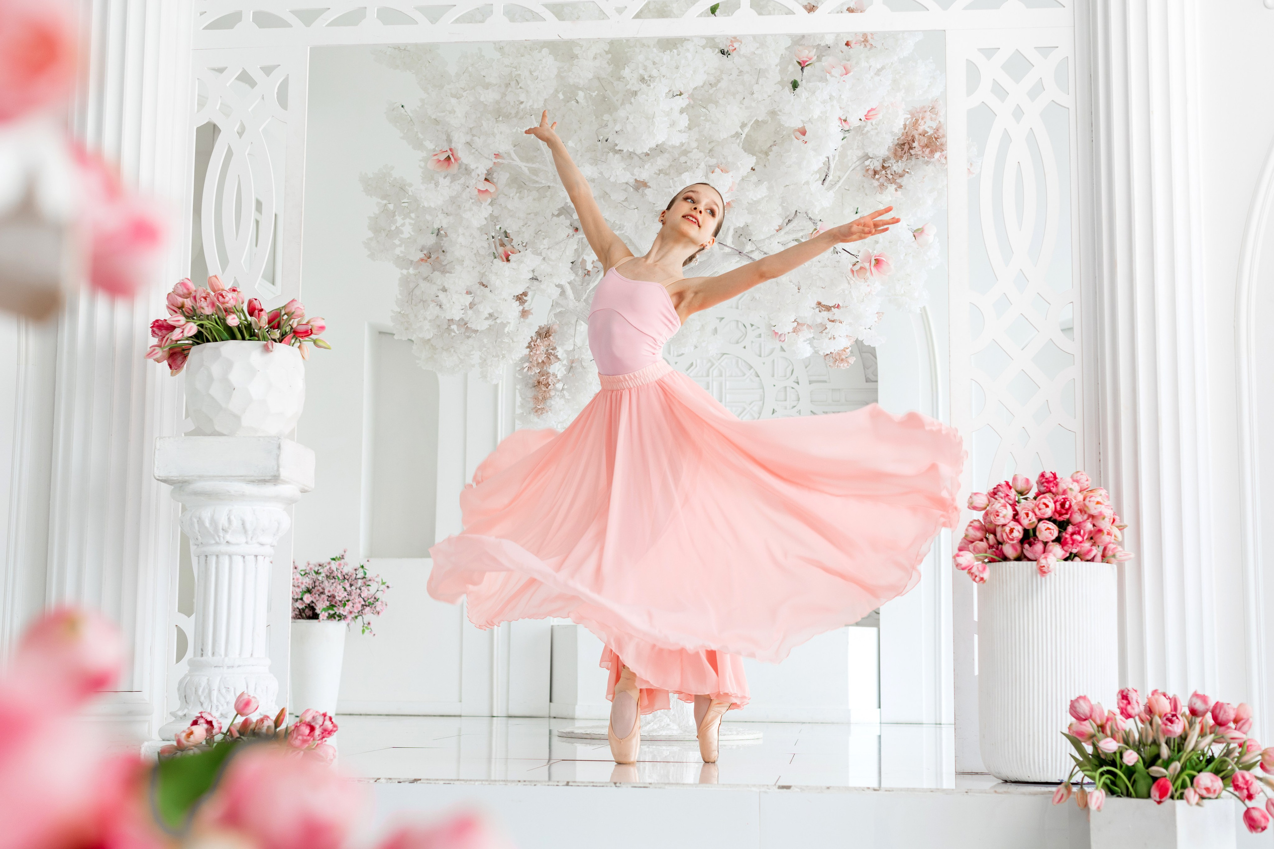 Розовая воздушная юбка напрокат для фотосессии. Балетный фотограф Алина Ханько — Душа Балета