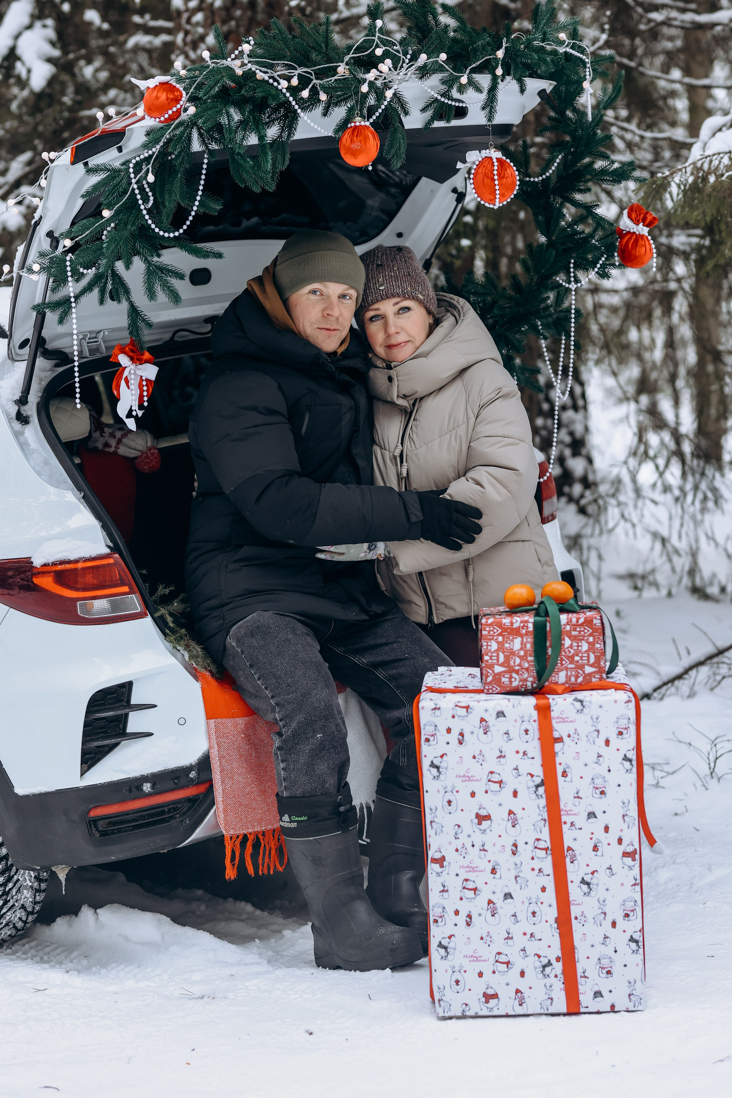 Сочельник в снежном бору. Детский и Семейный фотограф Елена Карпушина