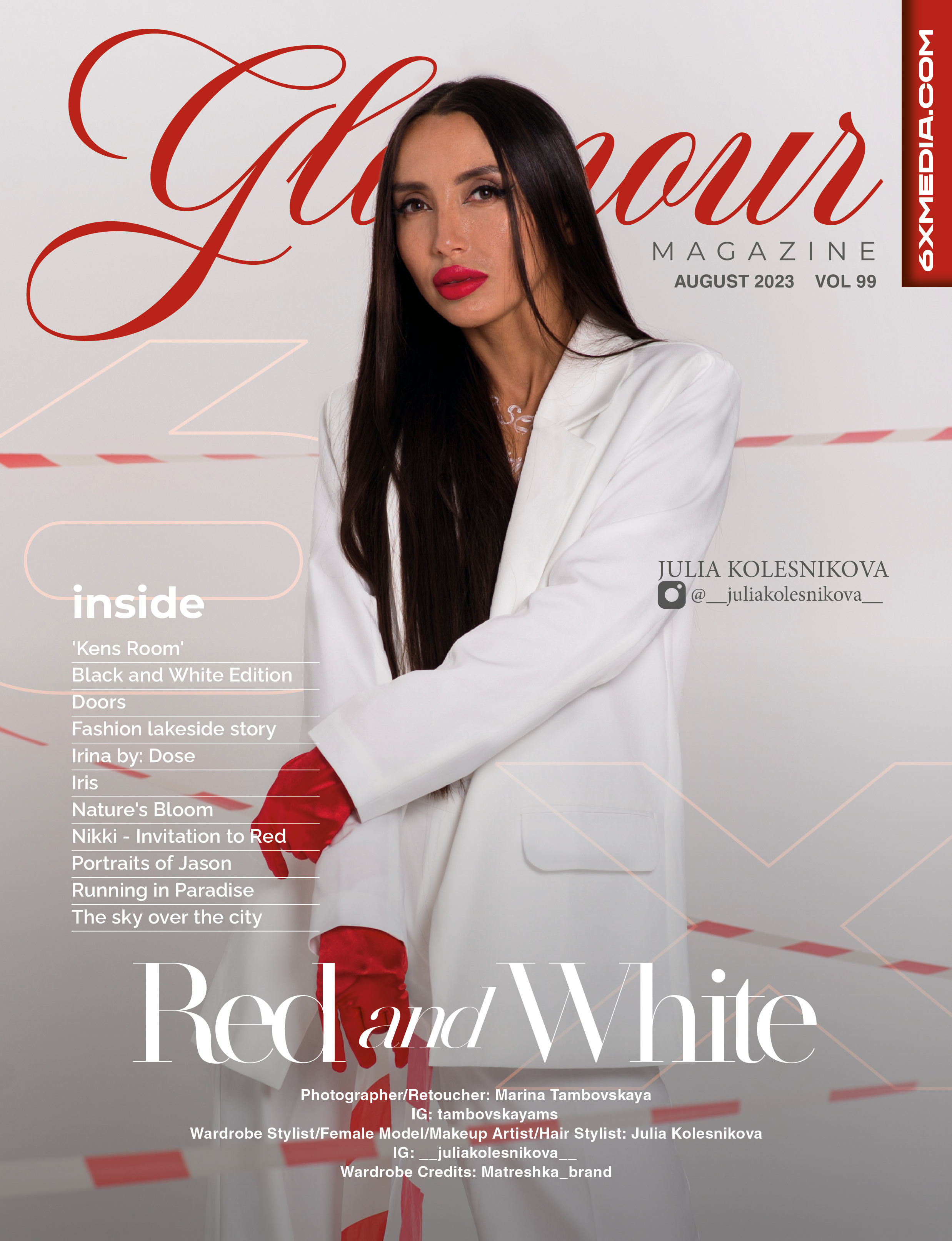 Tear sheets Журналы. Портретный фотограф Марина Тамбовская