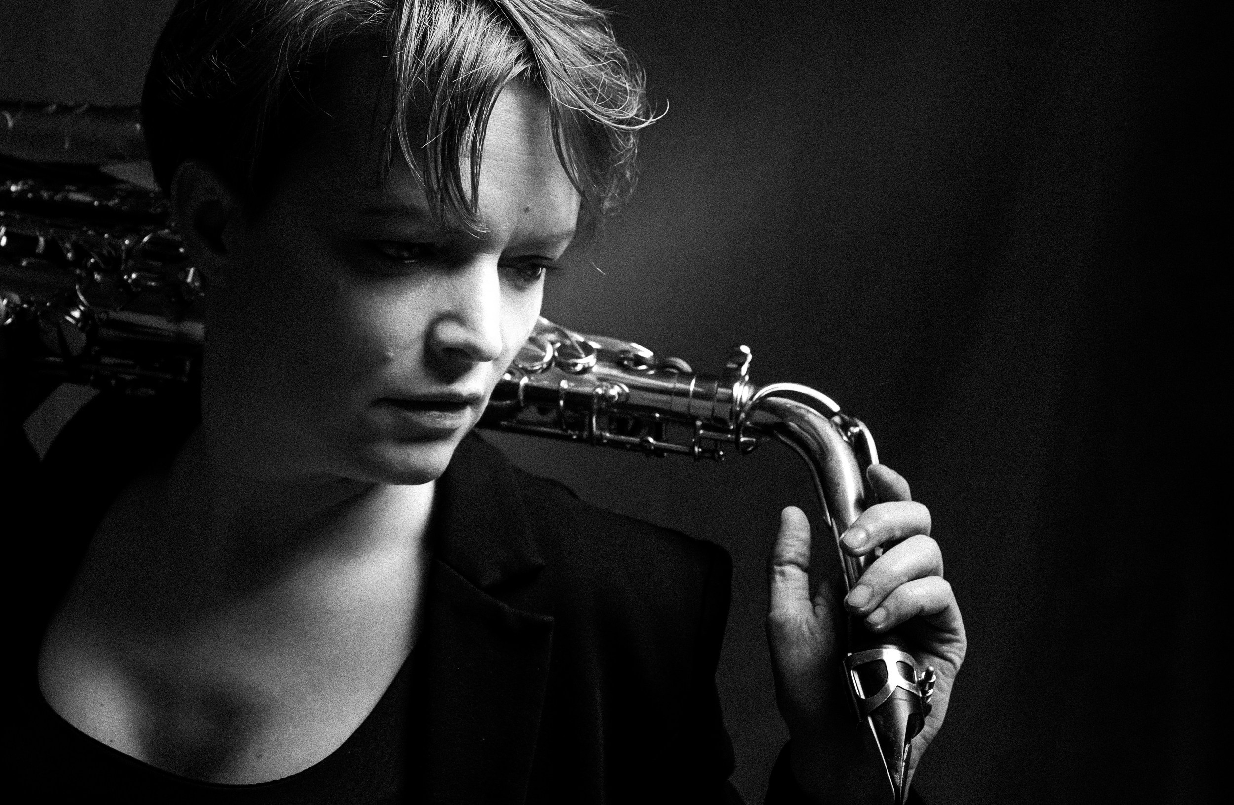 Вероника Кожухарова (саксофон). Reportage, architectural, fine art photographer Lena Melnikova in Moscow