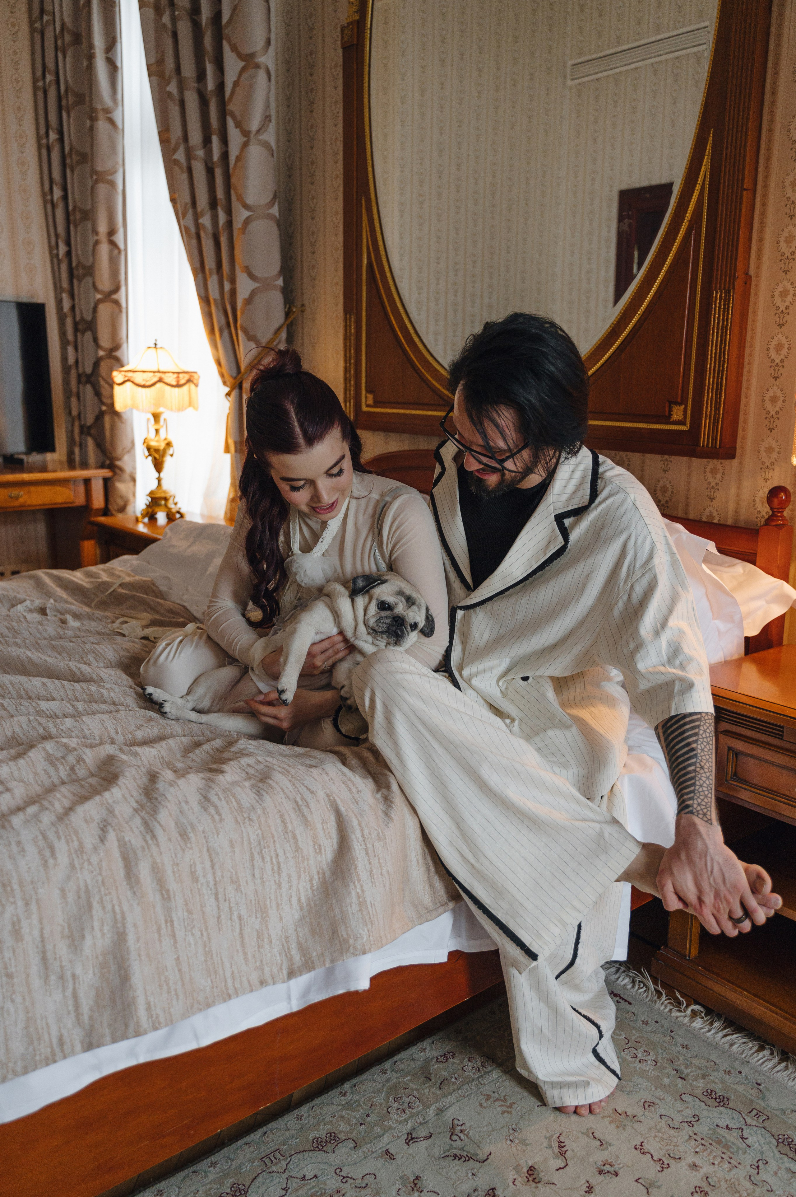 Денис и Анастасия. Метрополь и Особняк Спиридонова. Свадебный фотограф Москва и Санкт-Петербург. Анастасия Чудина