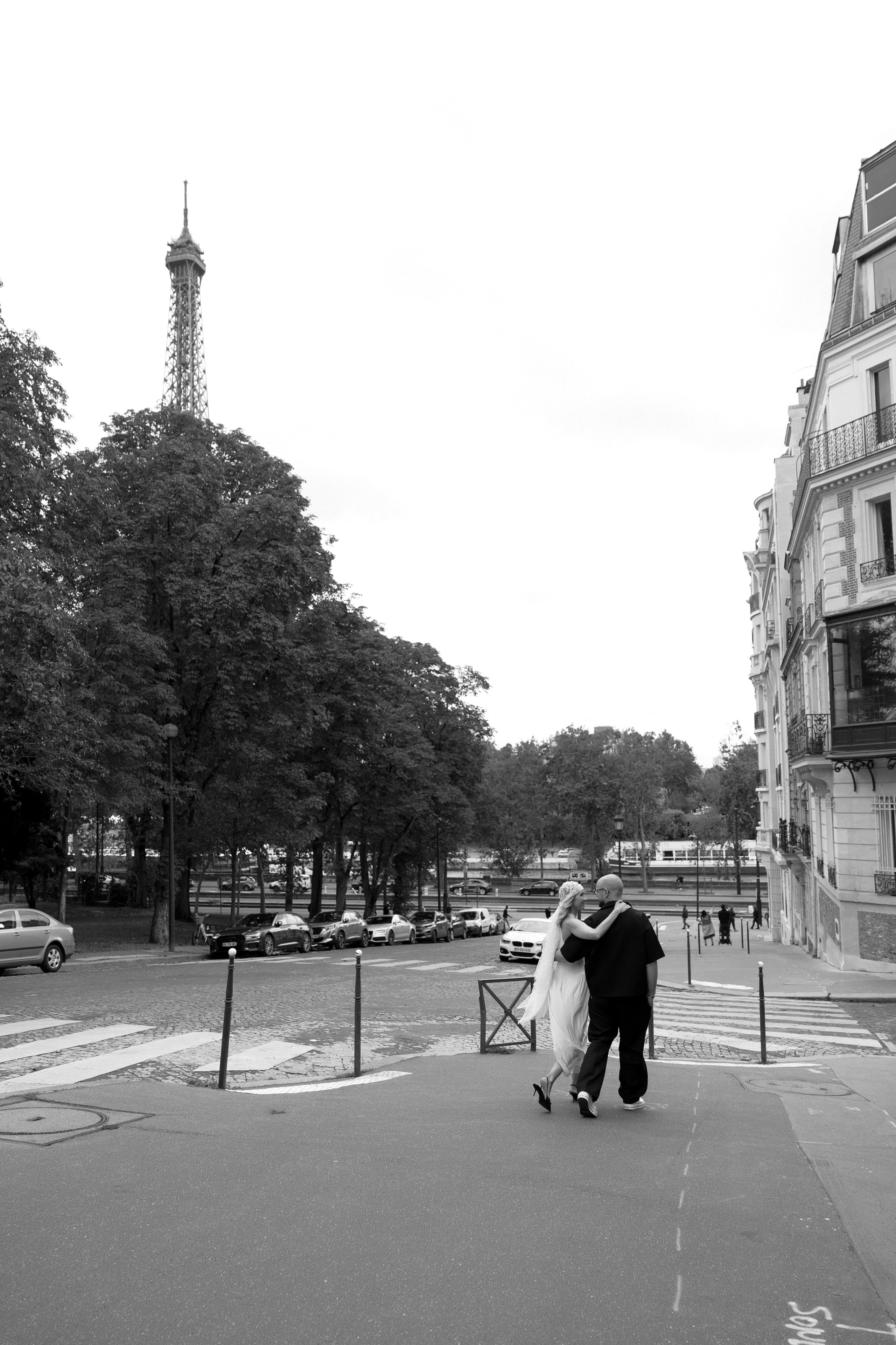 Paris, Hotel Balzac. Hochzeitsfotografin Galina Bikowez