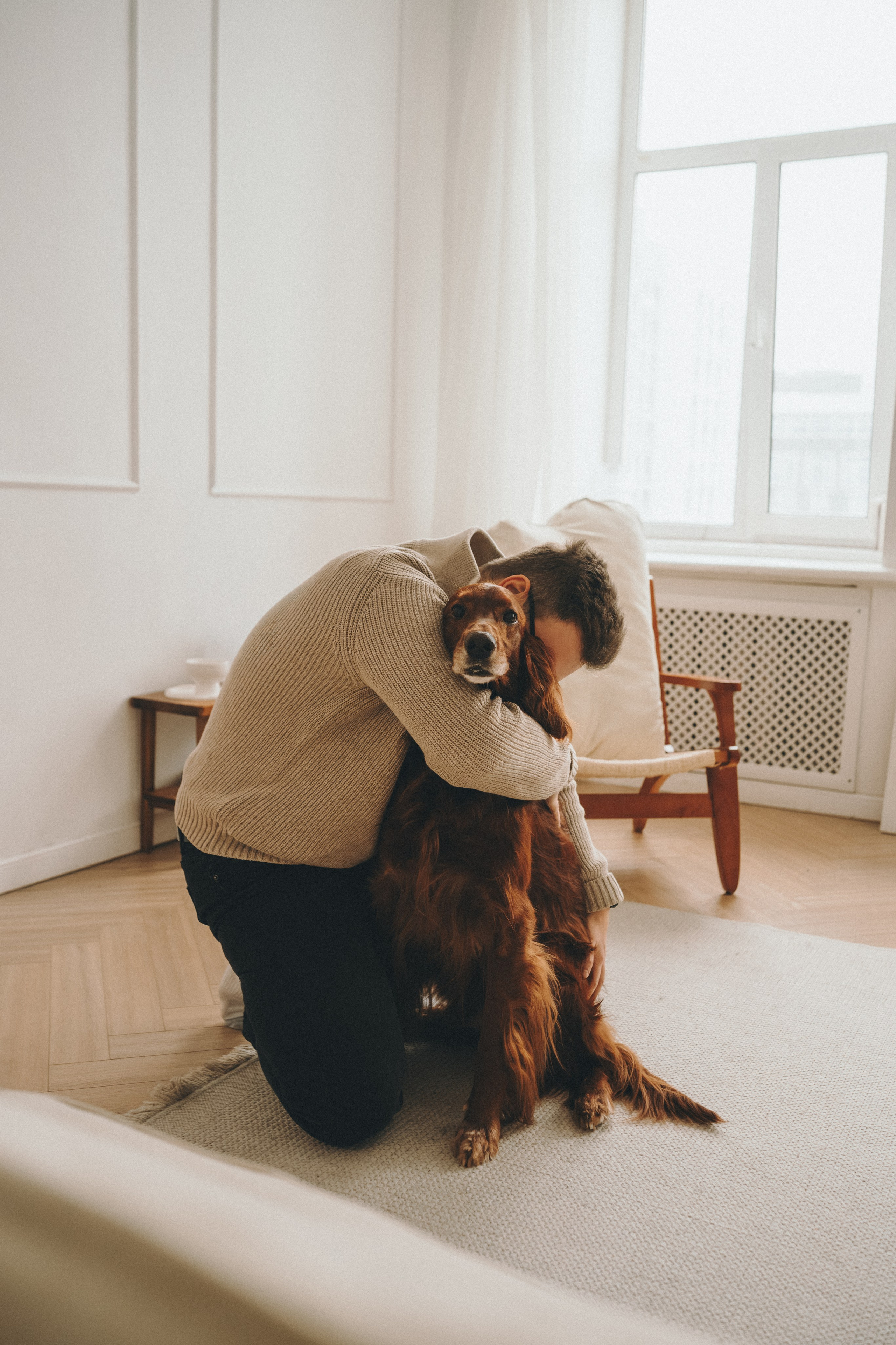 Маша, Илья и Локи. Семейный фотограф анималист Ананьева Мария — Москва