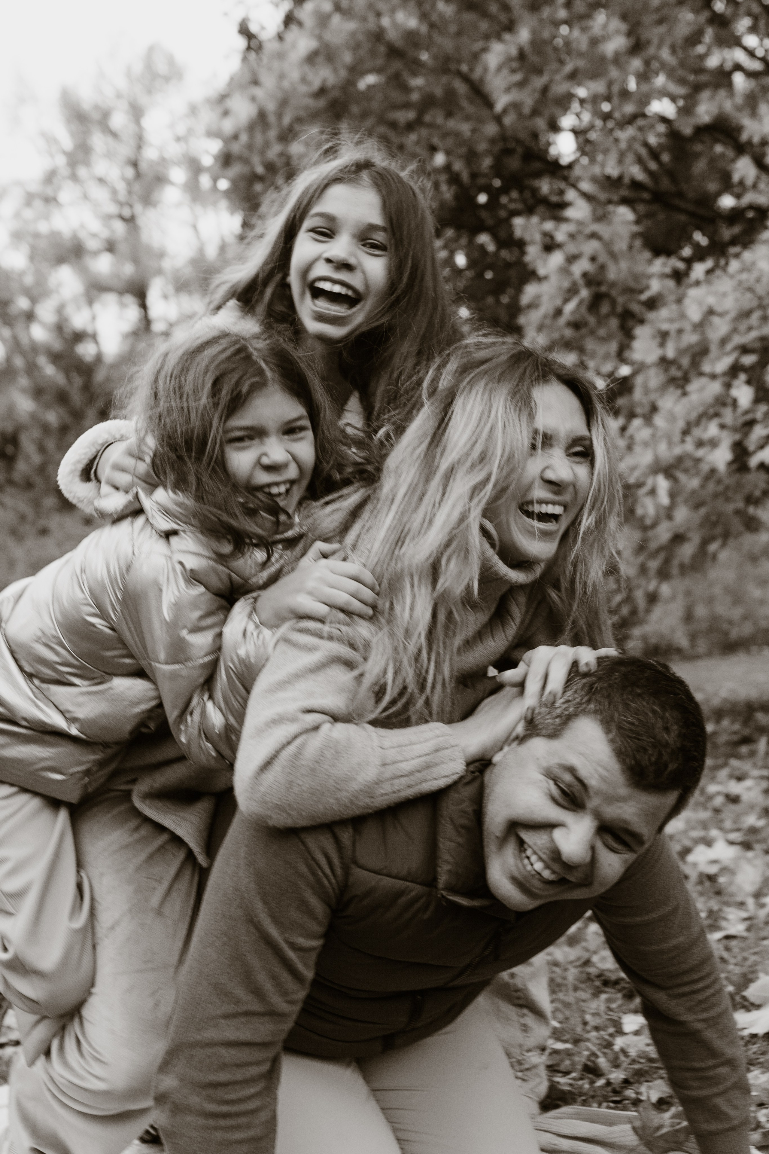 Чудесная четверка. Семейный фотограф Полина Сарина Москва
