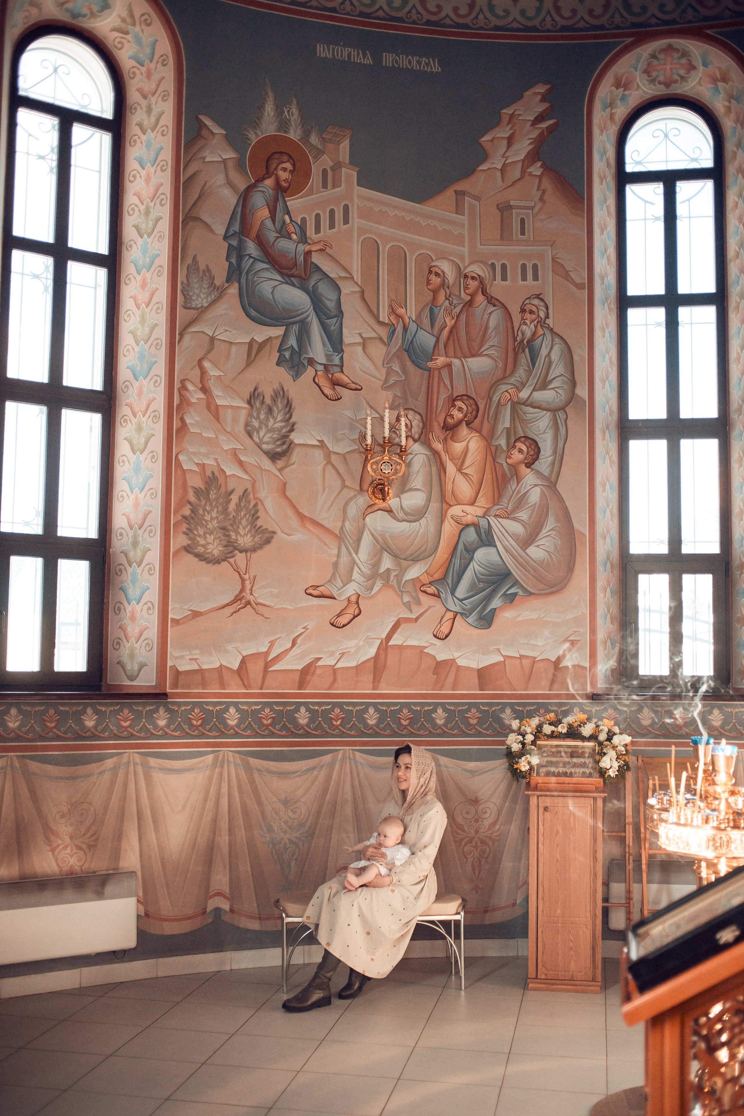 Знаменский крестильный Храм в Голубом. Фотограф Newborn и церковных Таинств