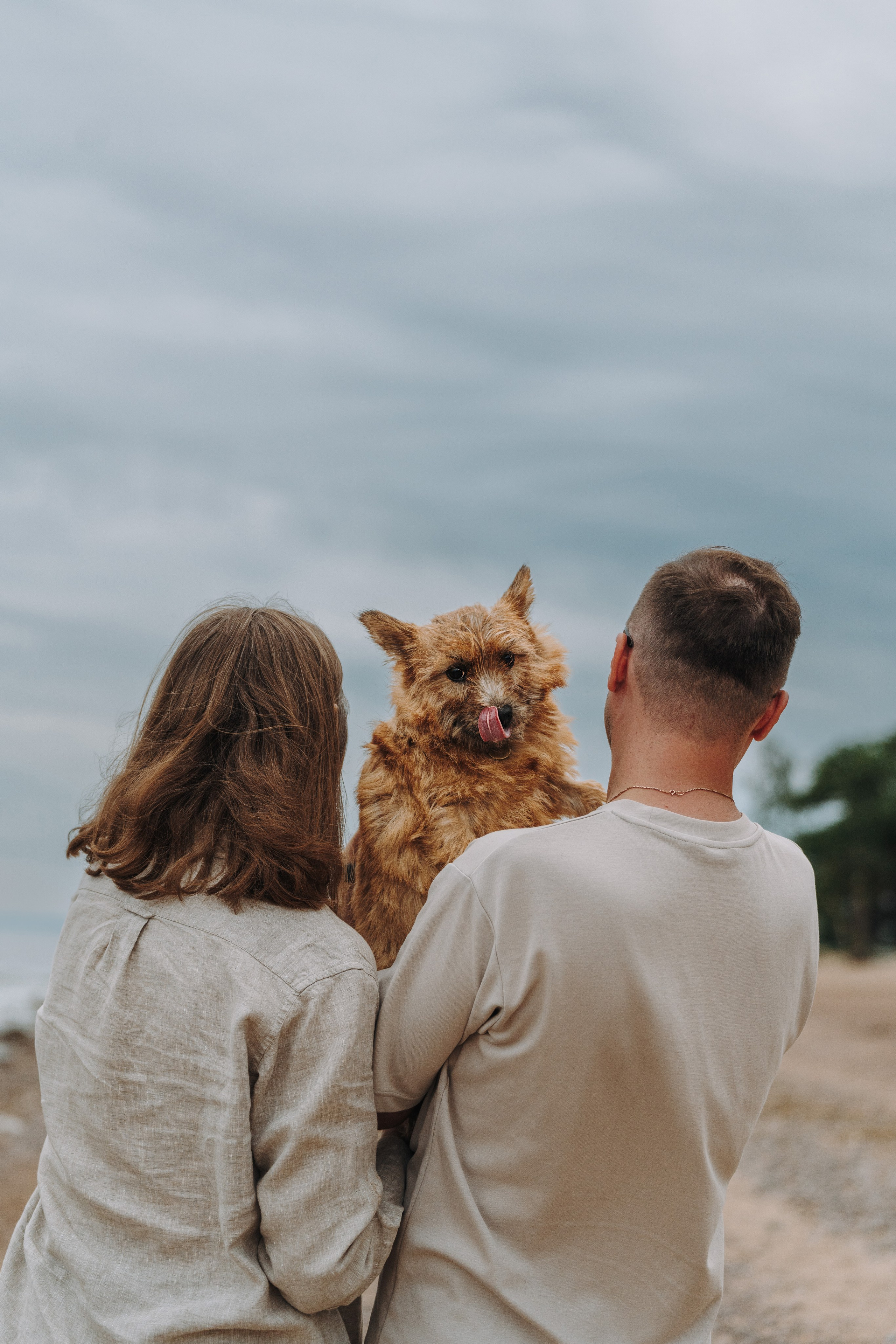 Семейная фотосессия с собакой Спб. Фотограф анималист в Спб недорого Олеся Майорова