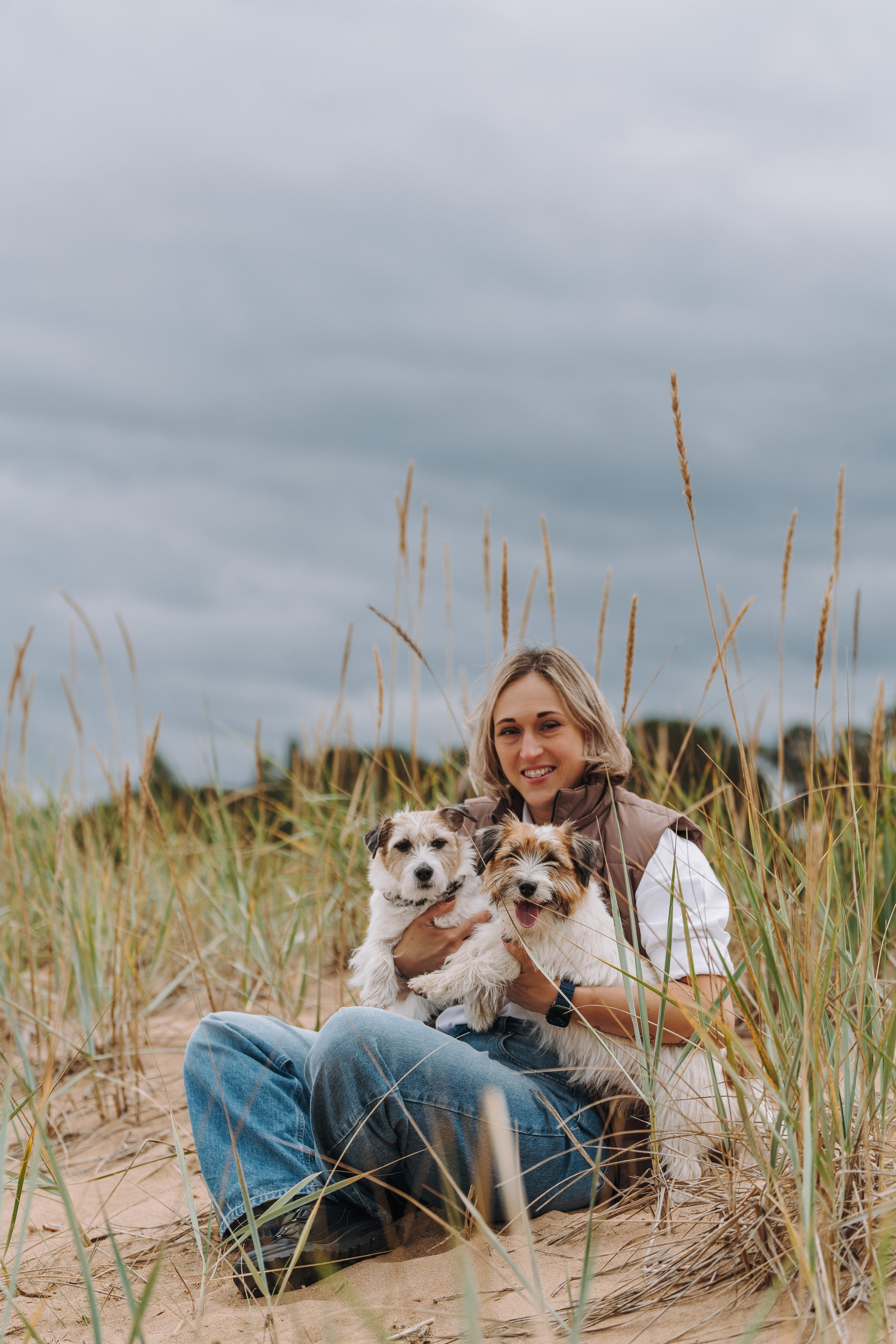 Оля, Ларс и Лукас. Фотограф анималист в Спб недорого Олеся Майорова