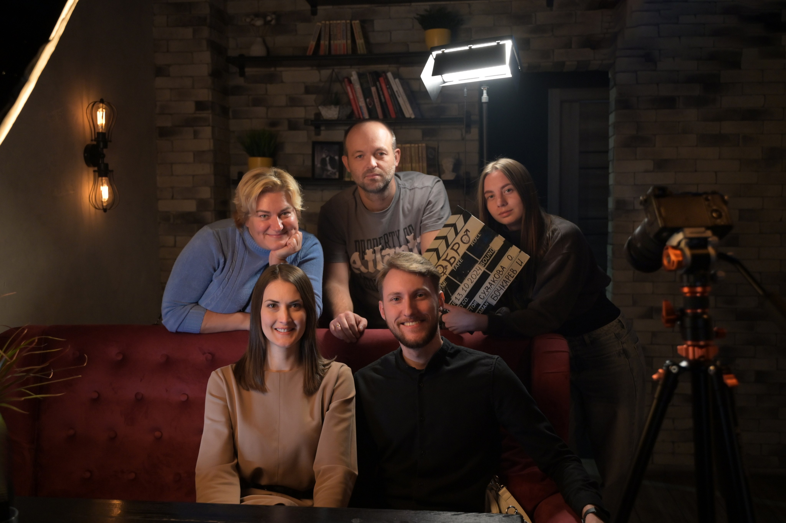 Съемка фильма «Добро». День второй. Портретный фотограф в Москве Казьмина Олеся