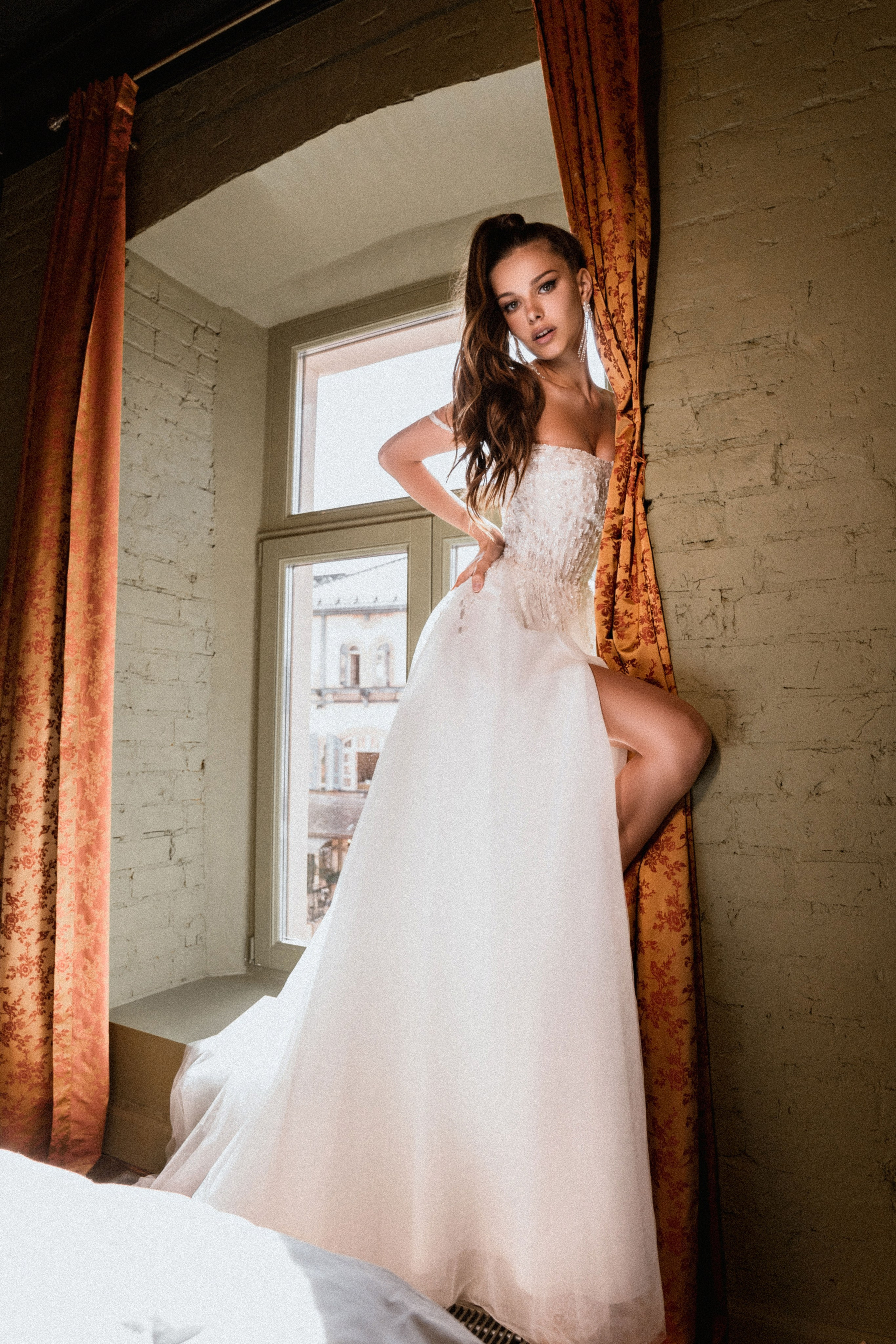 Фотосессия в образе «утро невесты» для Анастасии. Свадебный и портретный фотограф Клипа Максим