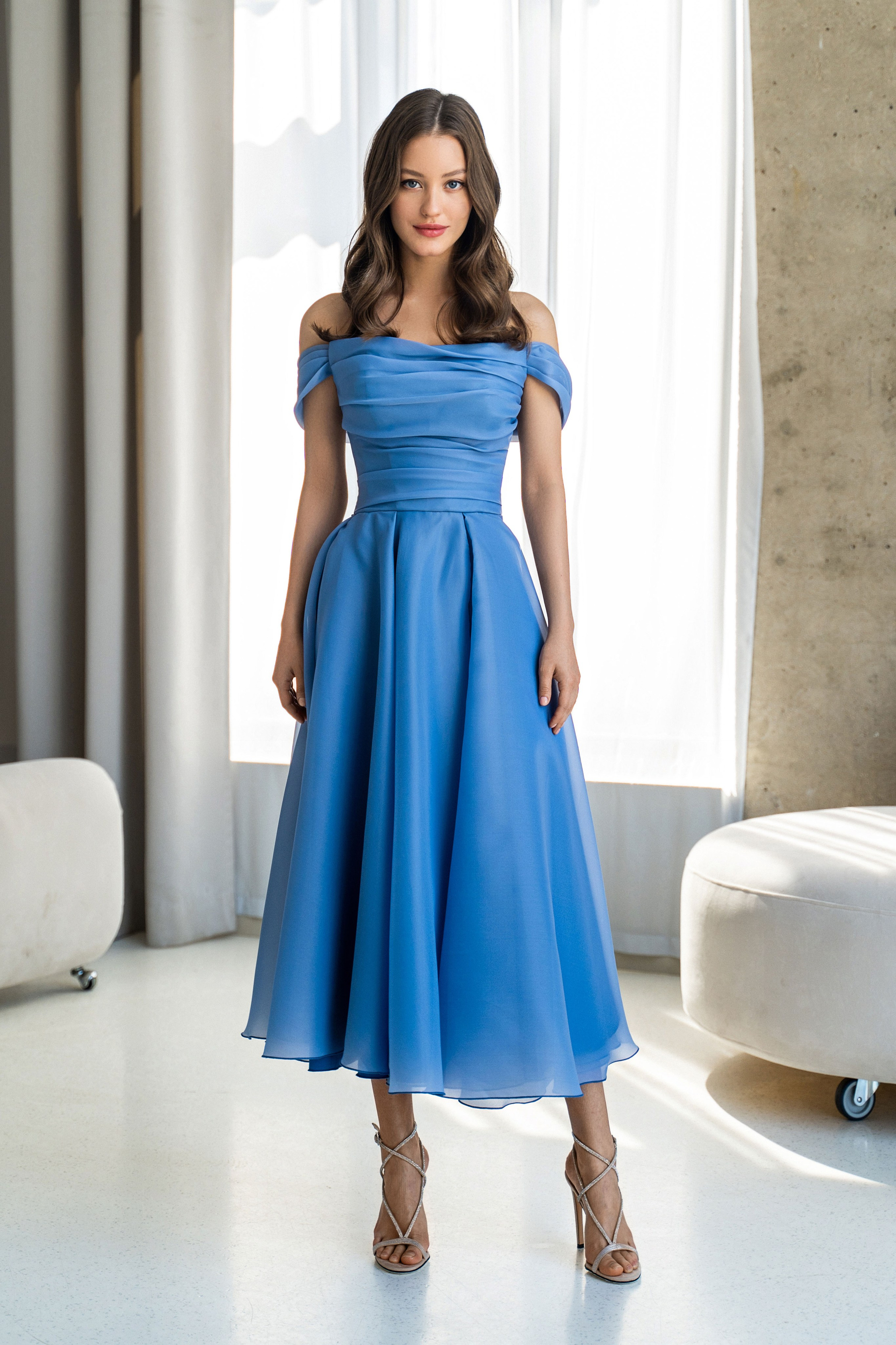 Съемка вечерних платьев NOLLA с Анастасией. Свадебный и портретный фотограф Клипа Максим