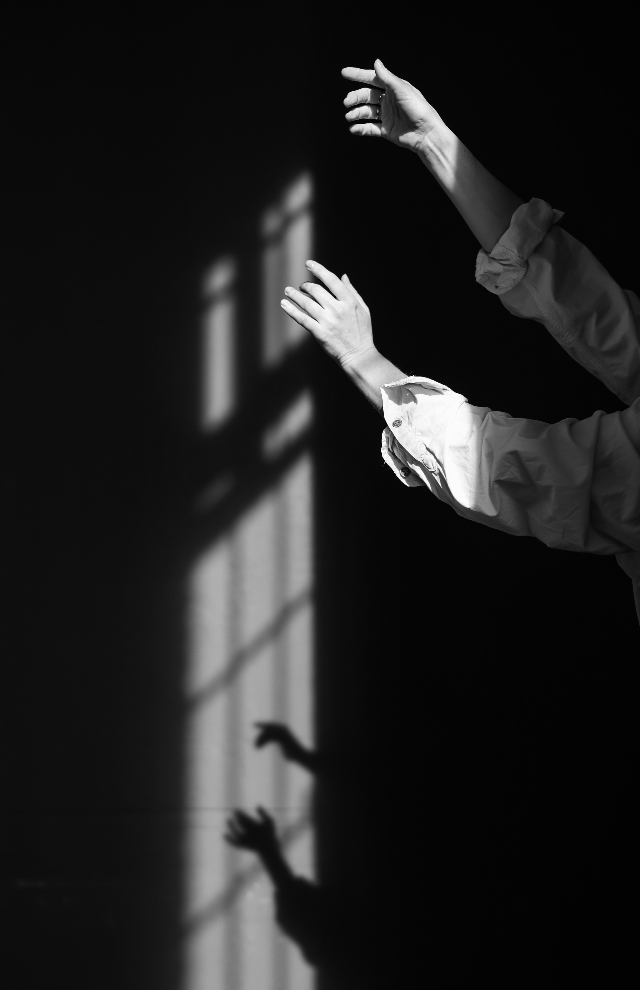 Сьемка в студии, брюнетка на темном фоне Фотограф - Мэри Маршания