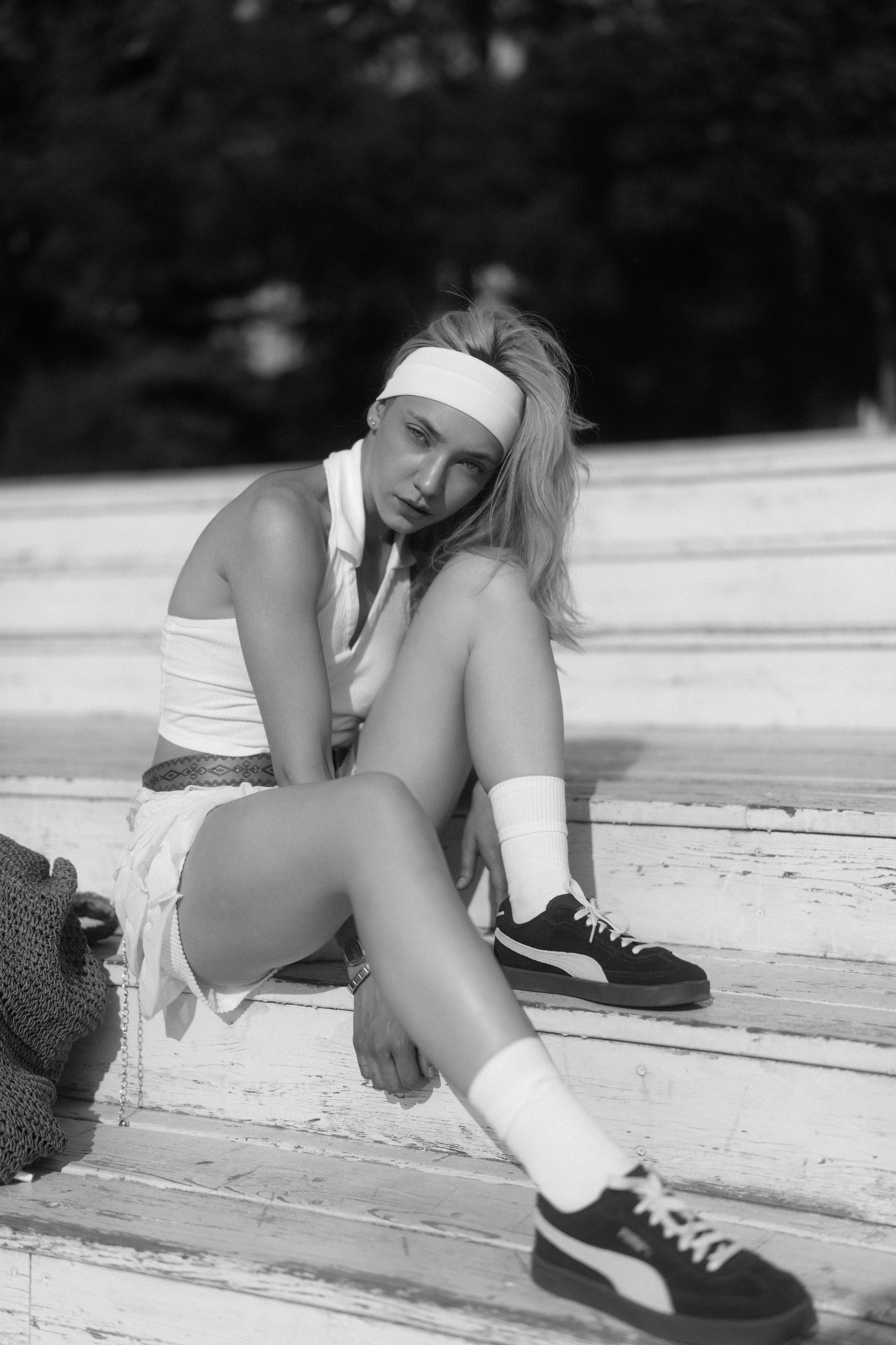 Фотосессия с Аленой около и внутри московского рынка в Казани