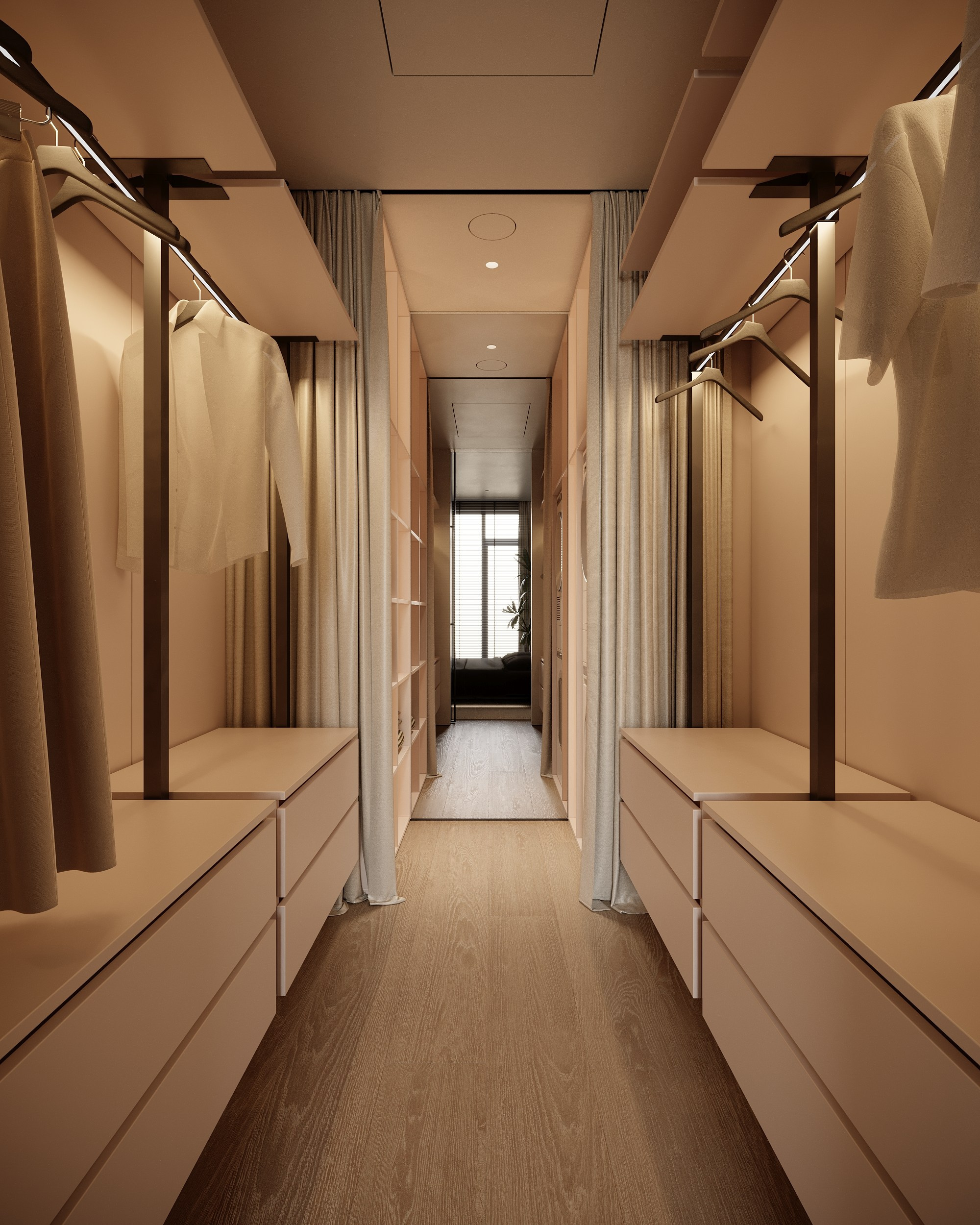 Современная квартира для семейной пары в ЖК Нагатино АйЛенд. Дизайн интерьера Санкт-Петербург | Москва | Калининград