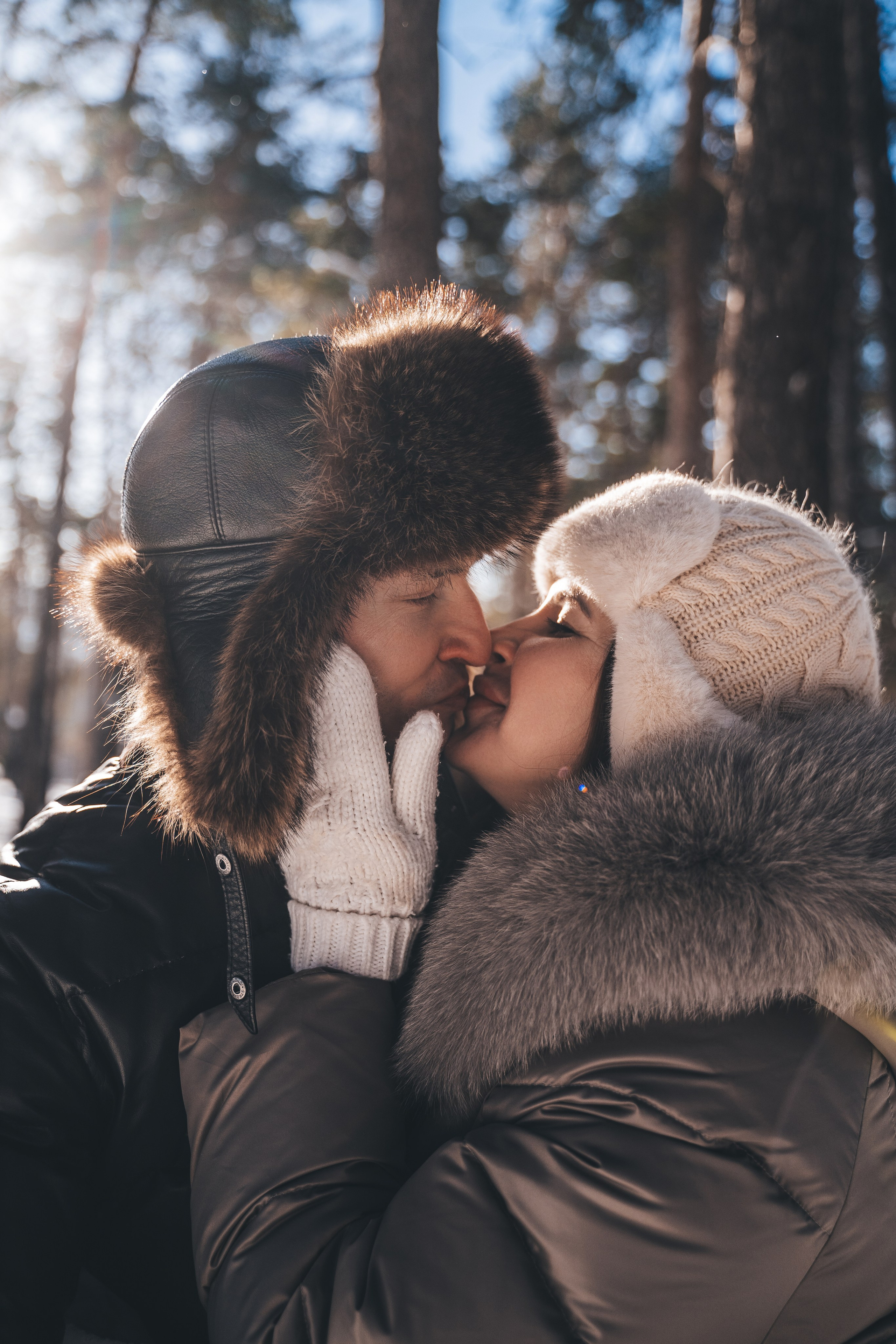 Зимняя lovestory для Витали и Оли. Фотограф в Самаре Екатерина Кроз