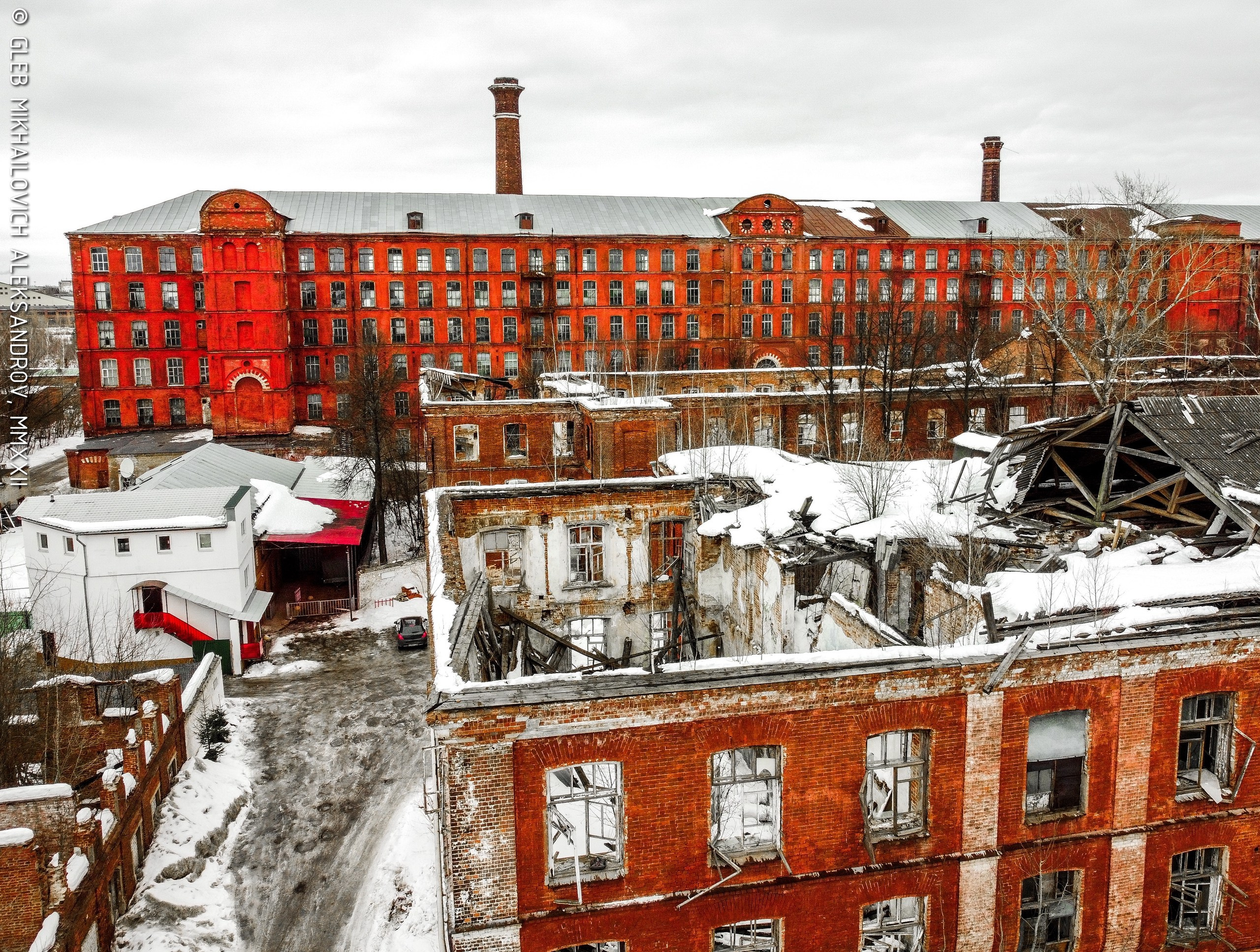 Ярославль. Ярославская Большая мануфактура (Красный Перекоп). Зодчество