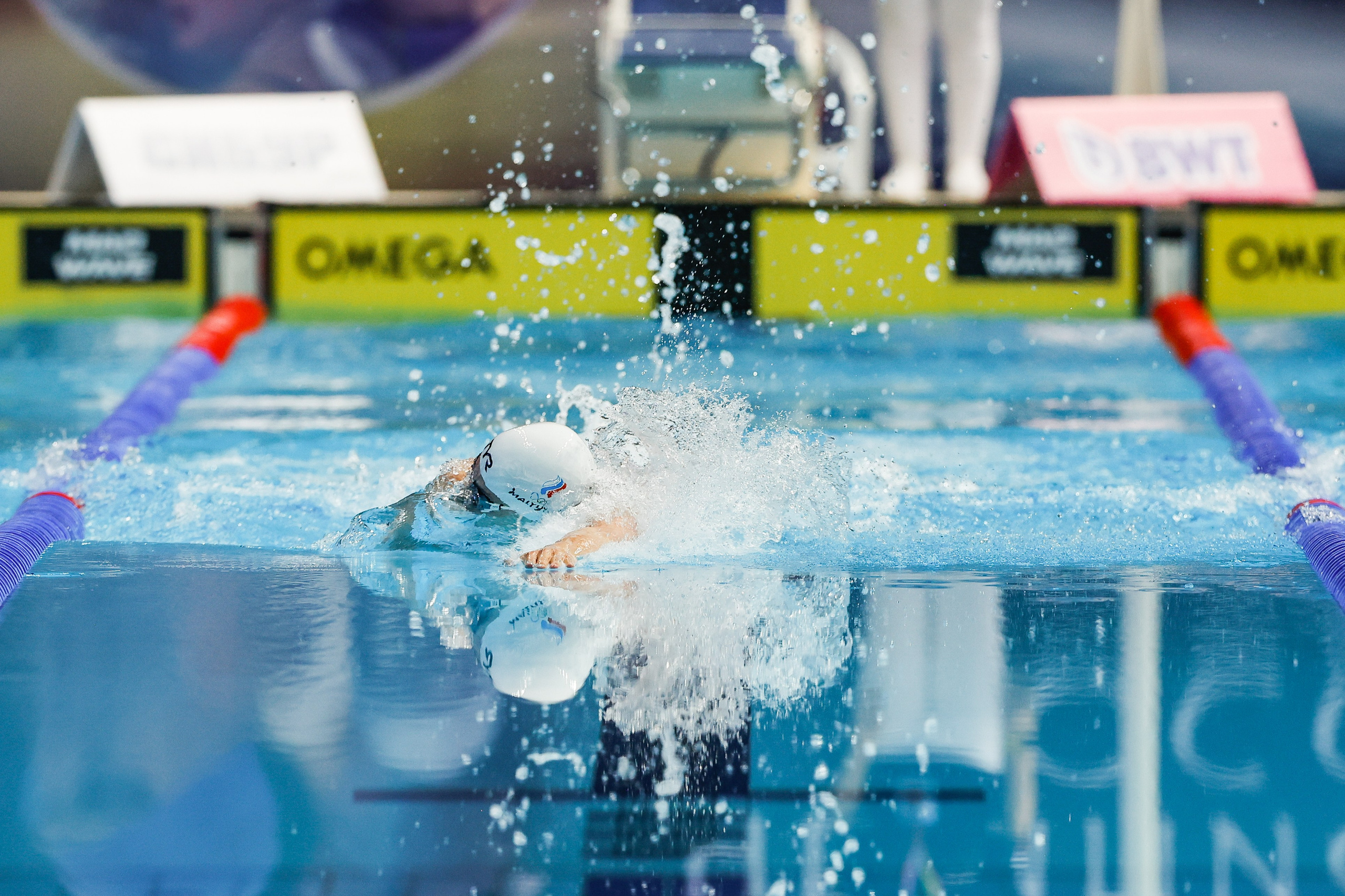 Чемпионат России по плаванию 2023. Спортивный репортажный фотограф Казань Нафис Сиразетдинов