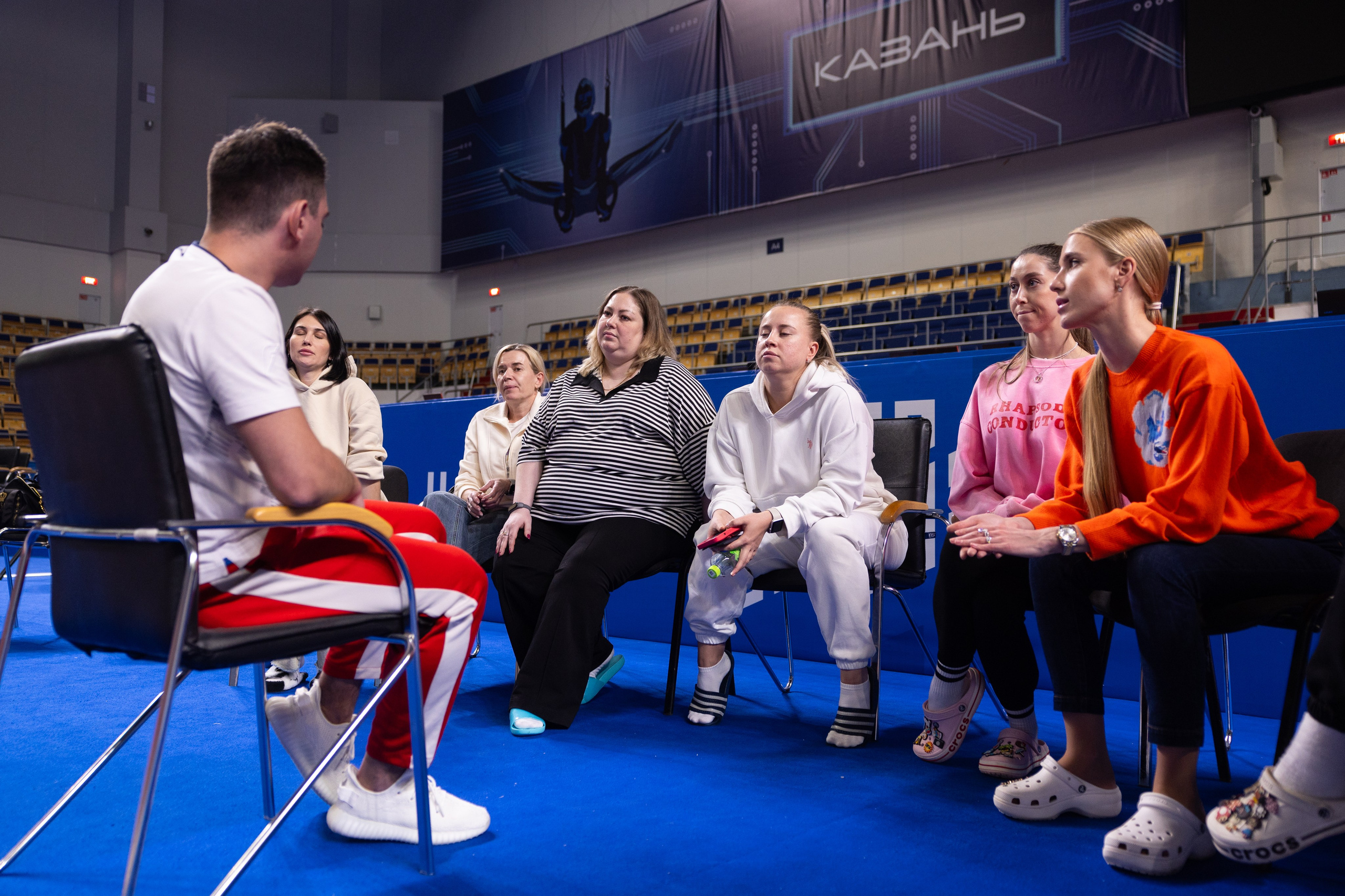 Мастер класс хореографа сборной России по художественной гимнастике Кирилла Баркана. Спортивный репортажный фотограф Казань Нафис Сиразетдинов