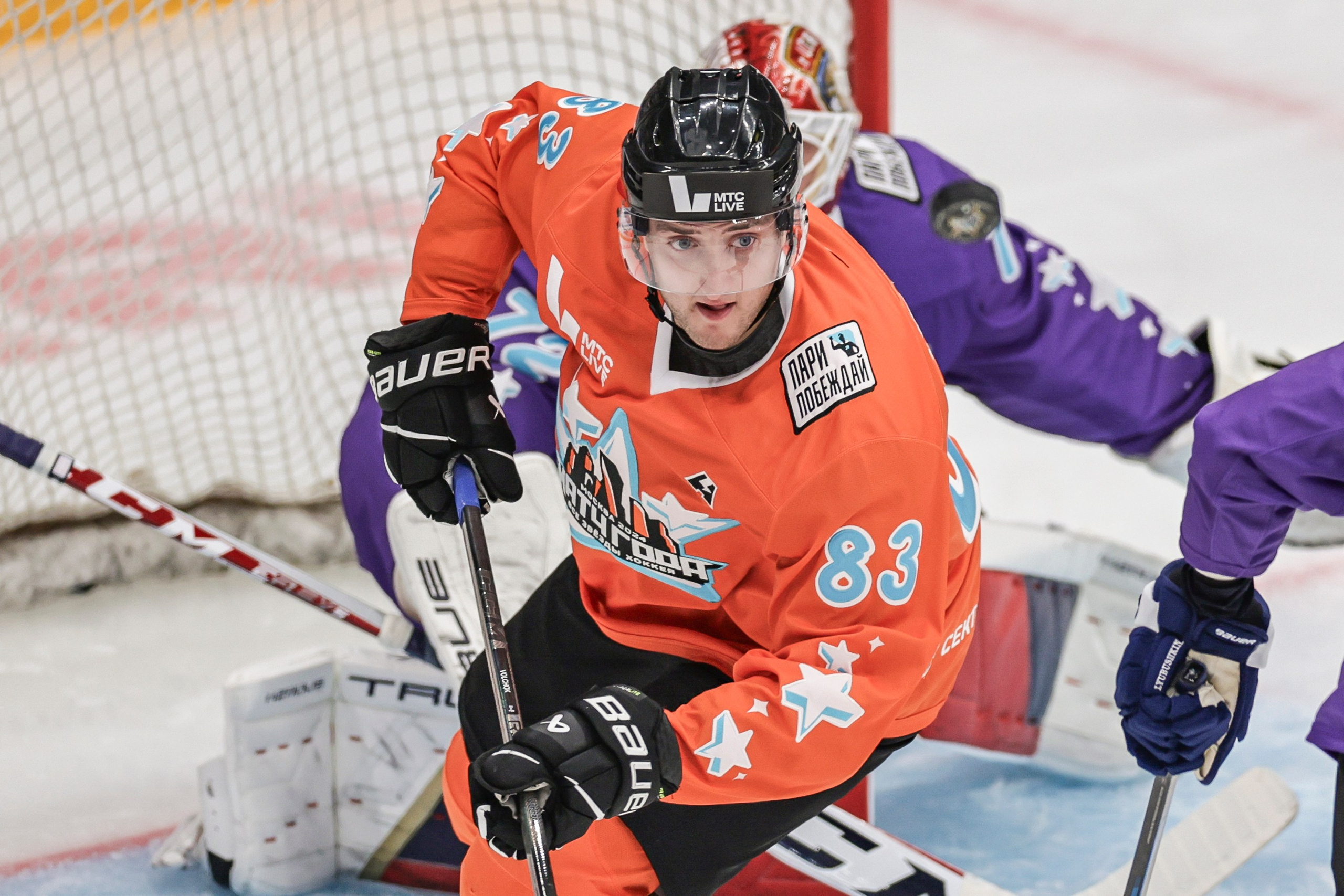 Матч года 2024: Игроки НХЛ против Игроков КХЛ. Спортивный репортажный фотограф Казань Нафис Сиразетдинов