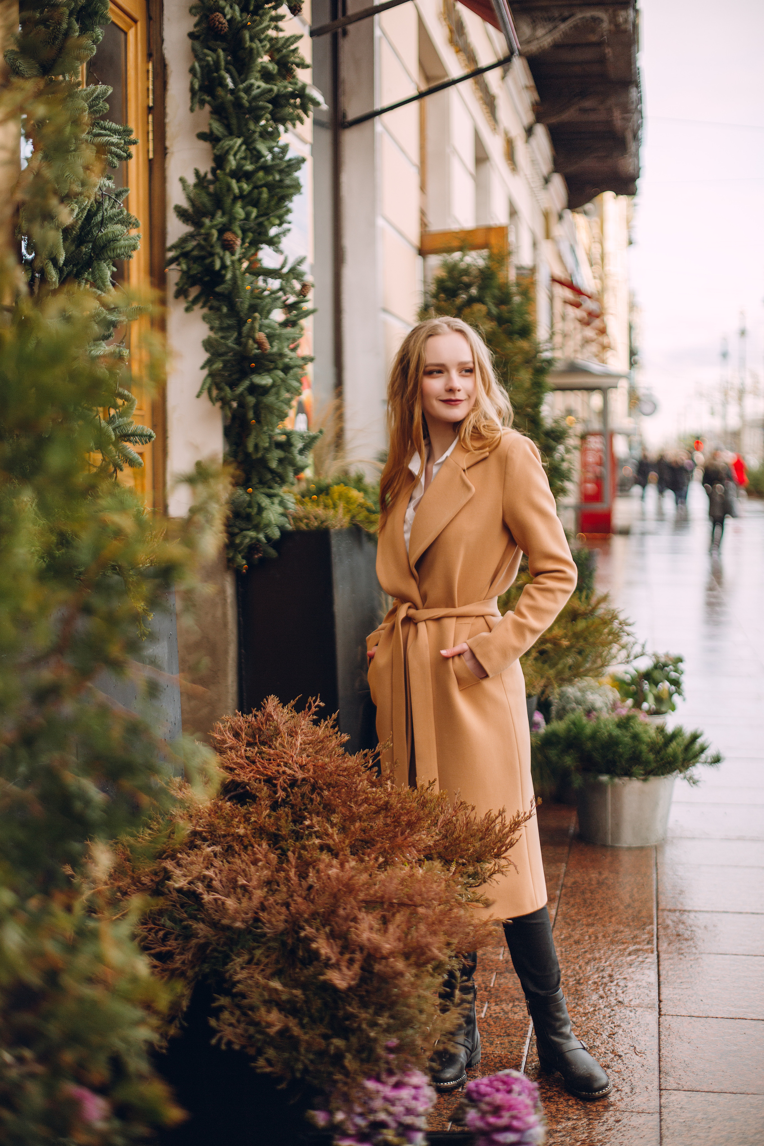 ростовой портрет на улице Санкт-Петербурга