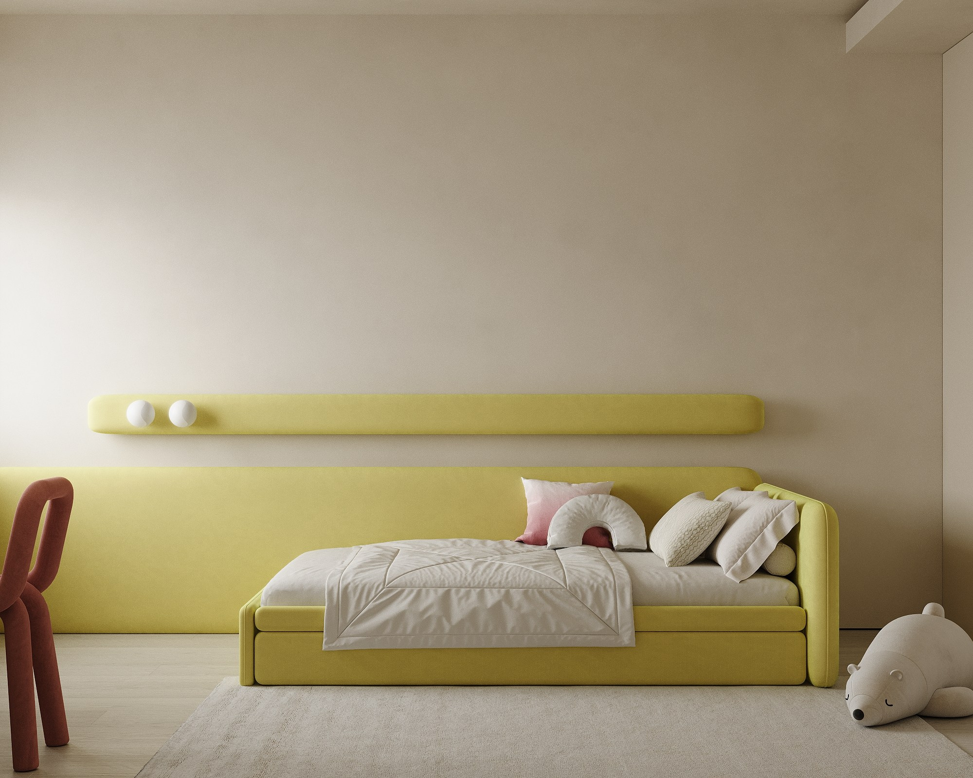 Детская 17 м². 3d визуализатор Валерия Романова