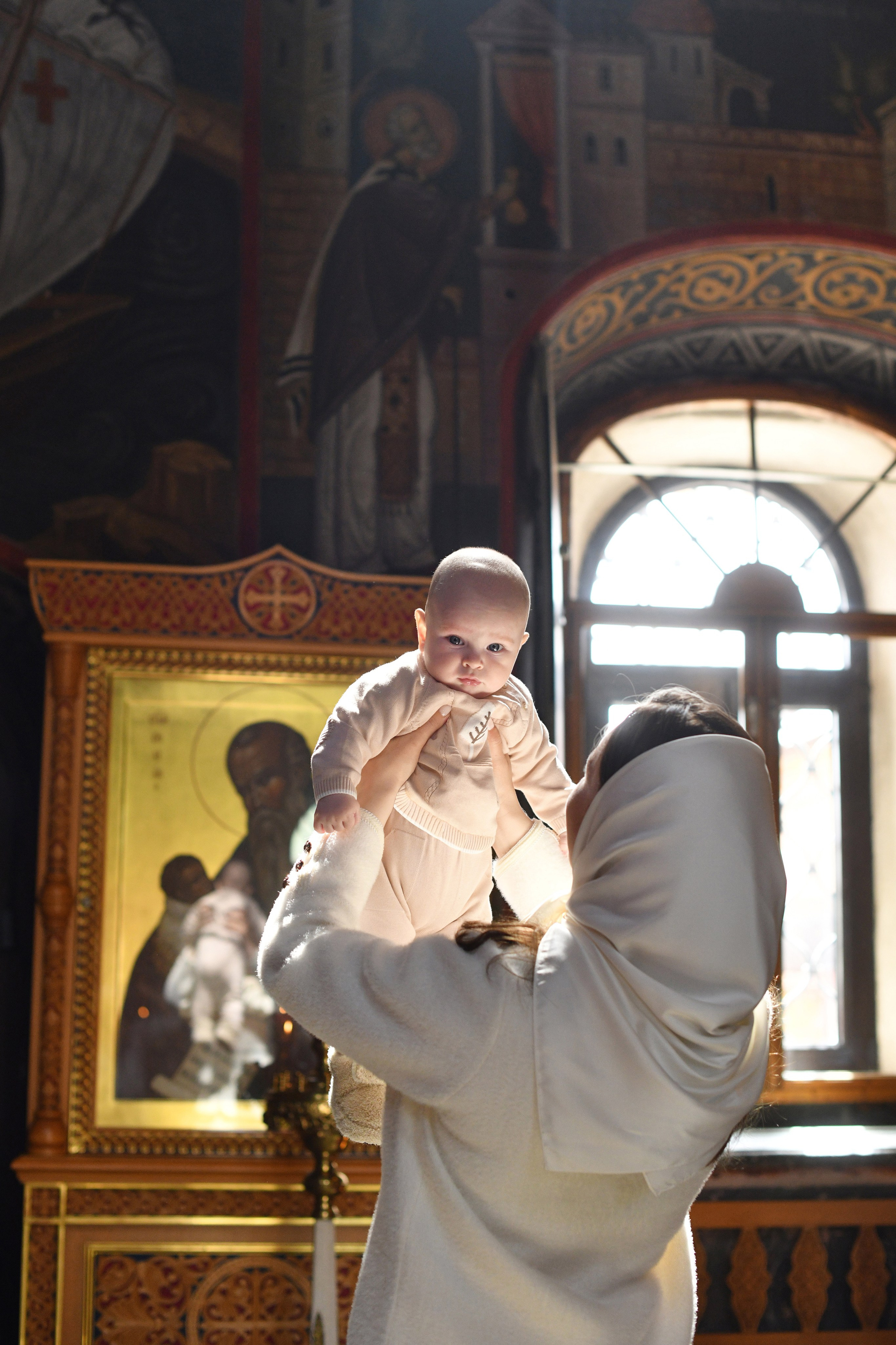 Крещение Феди село Озерецкое Никольская церковь. Свадебный и портретный фотограф в Москве Галина Борисова