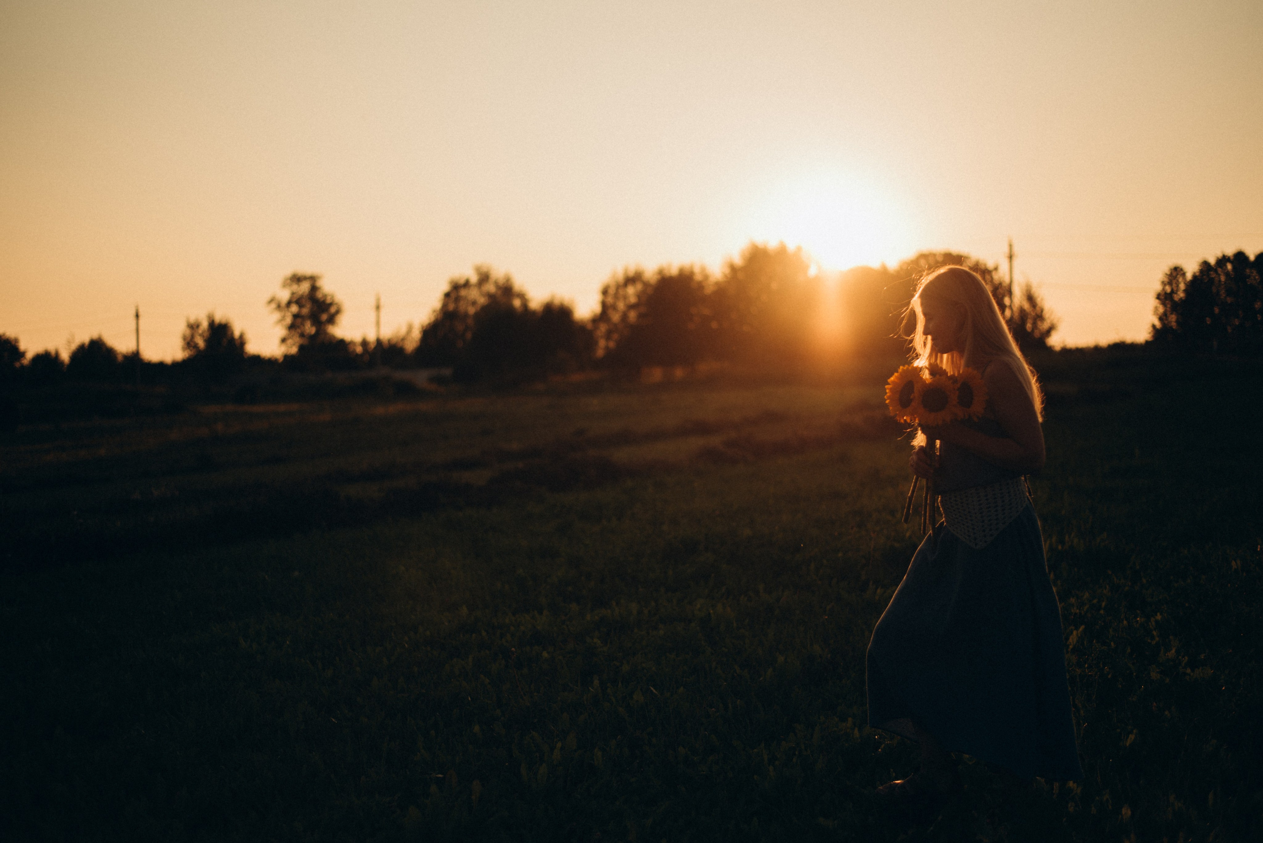 Анна подсолнухи. Фотограф про жизнь. Сергиев Посад, Мск