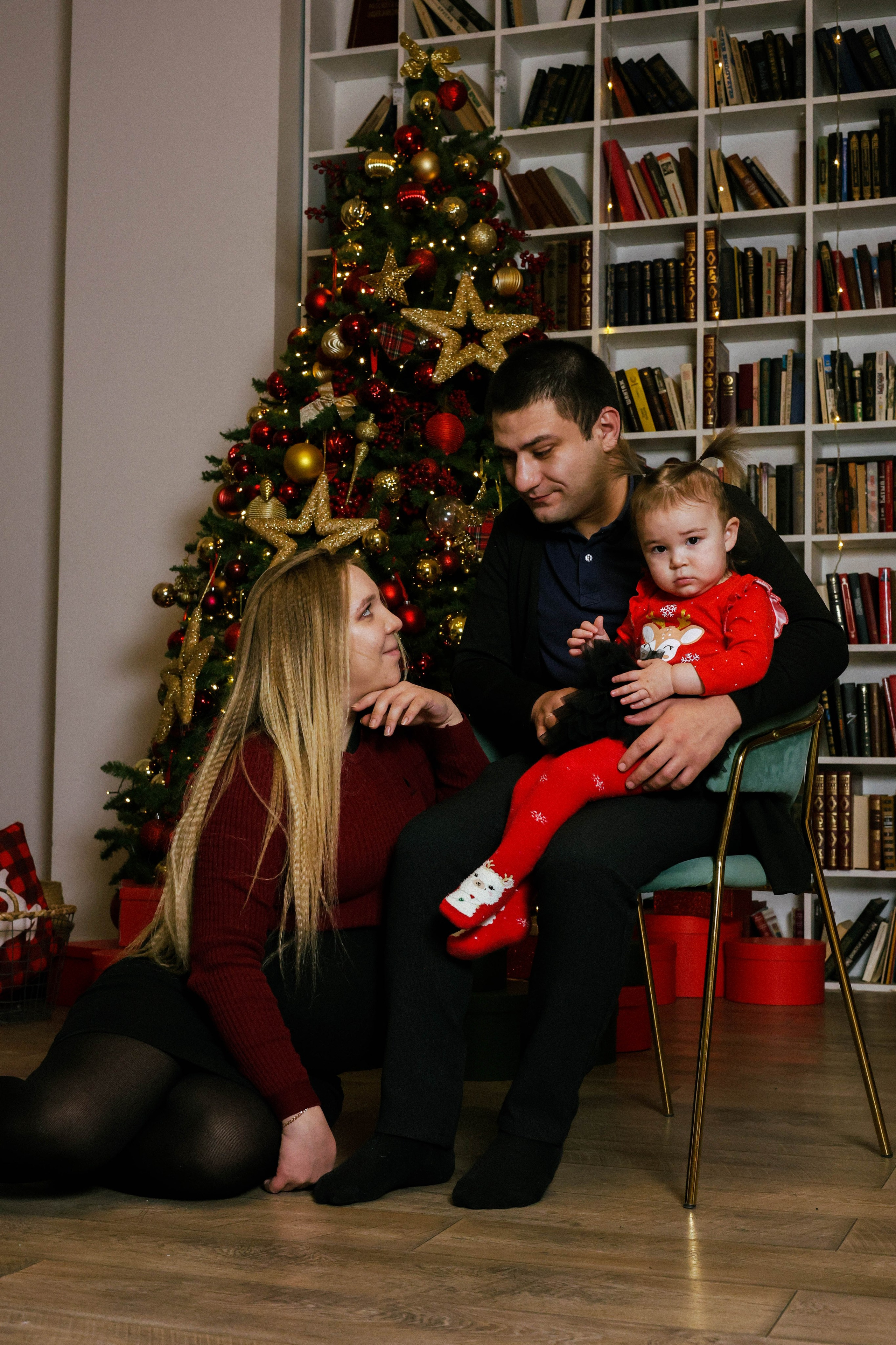 Новогодняя история «Анастасия и ее семья». Фотограф в Москве Анастасия Калинина