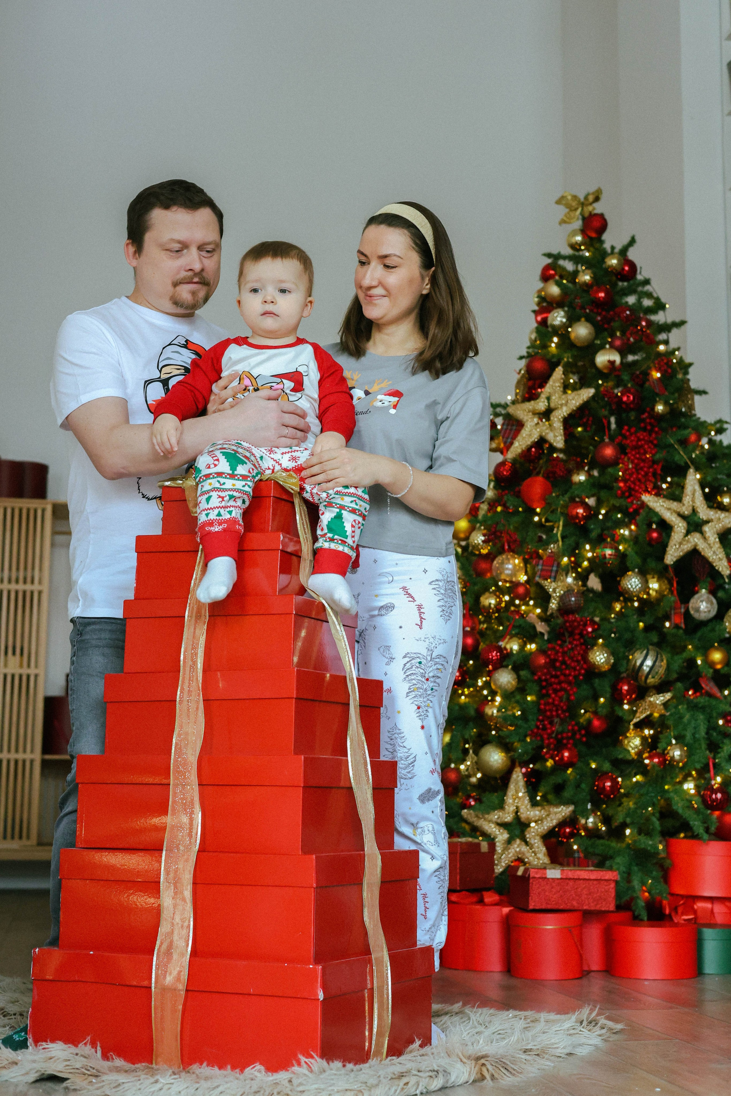 Новогодняя история «Анастасия и ее семья». Фотограф в Москве Анастасия Калинина